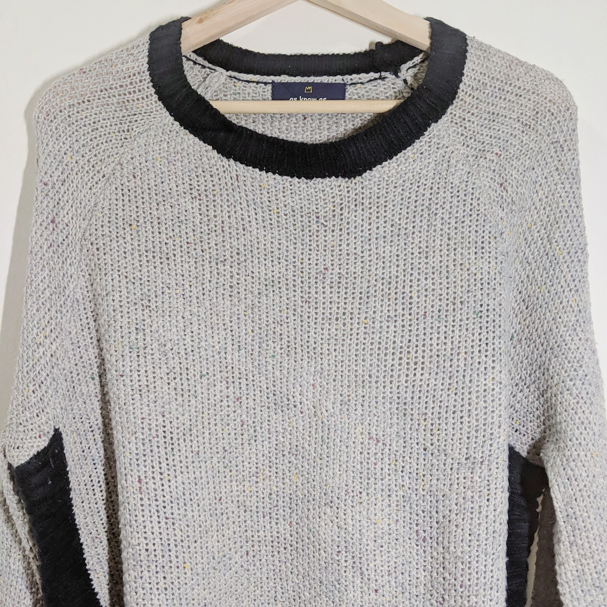 Vintage As Know As Logo Knitwear Sweater Jumper