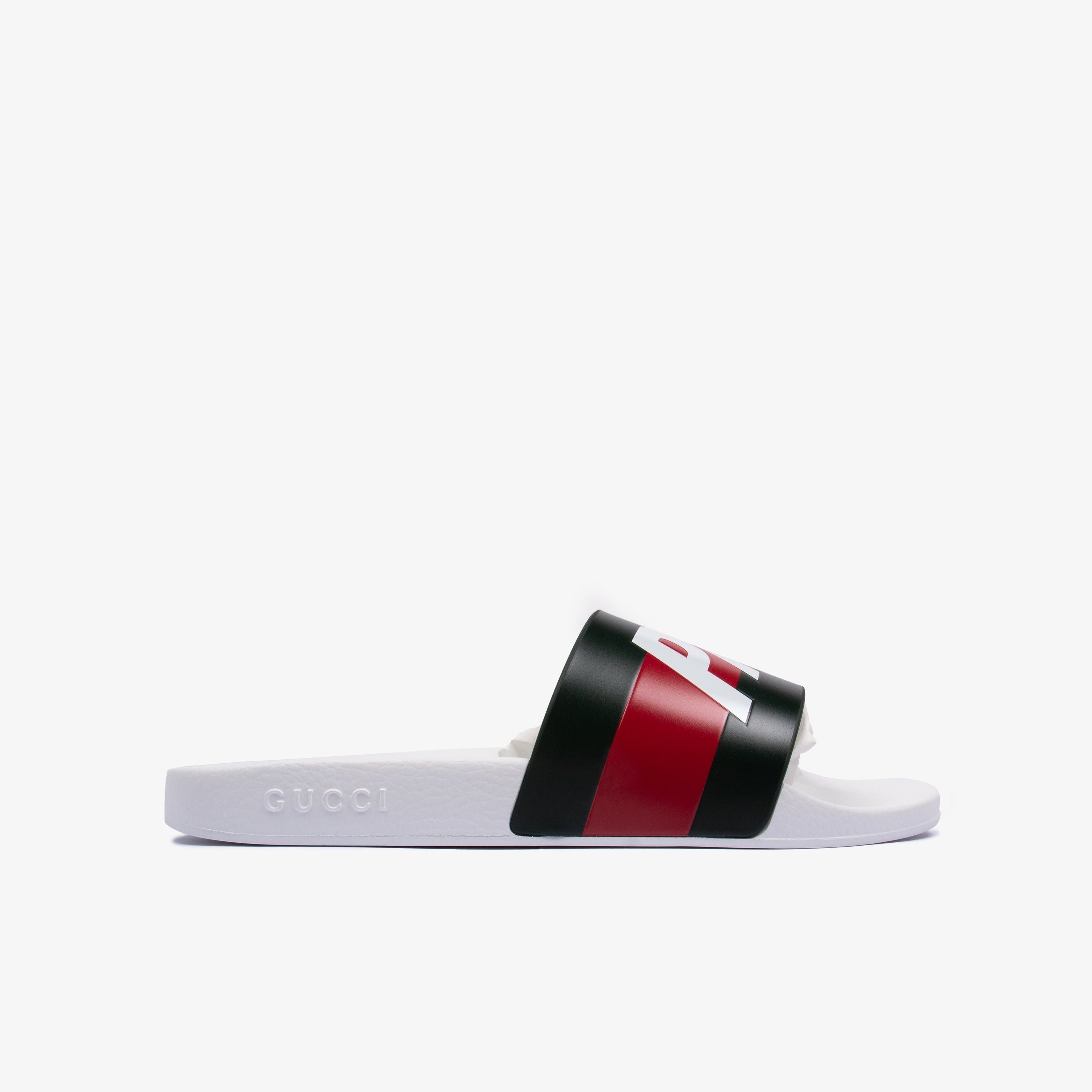 Gucci × Palace GUCCI x PALACE LOGO SLIDE Size US 10 / EU 43 - 2 Thumbnail
