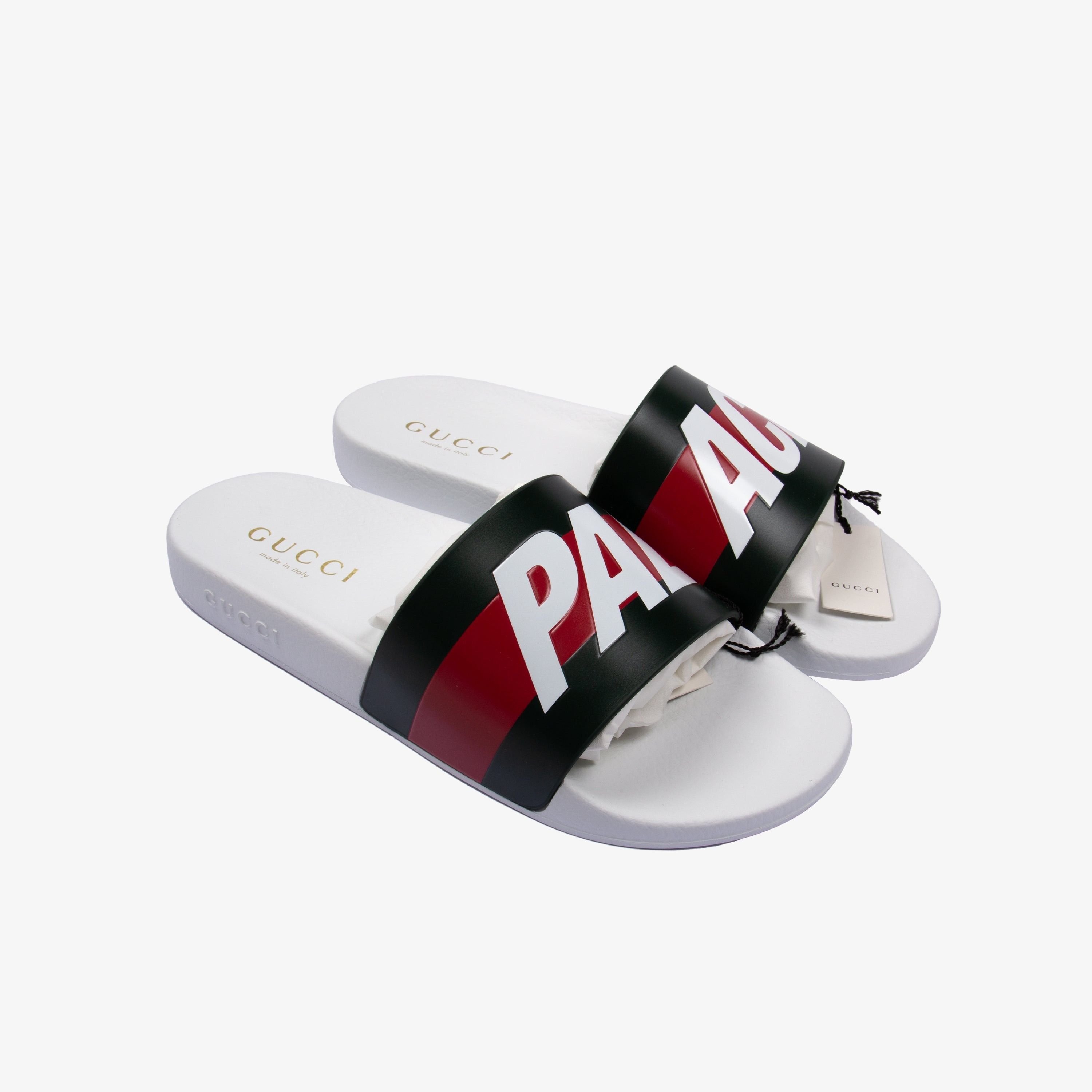 Gucci × Palace GUCCI x PALACE LOGO SLIDE Size US 10 / EU 43 - 3 Thumbnail