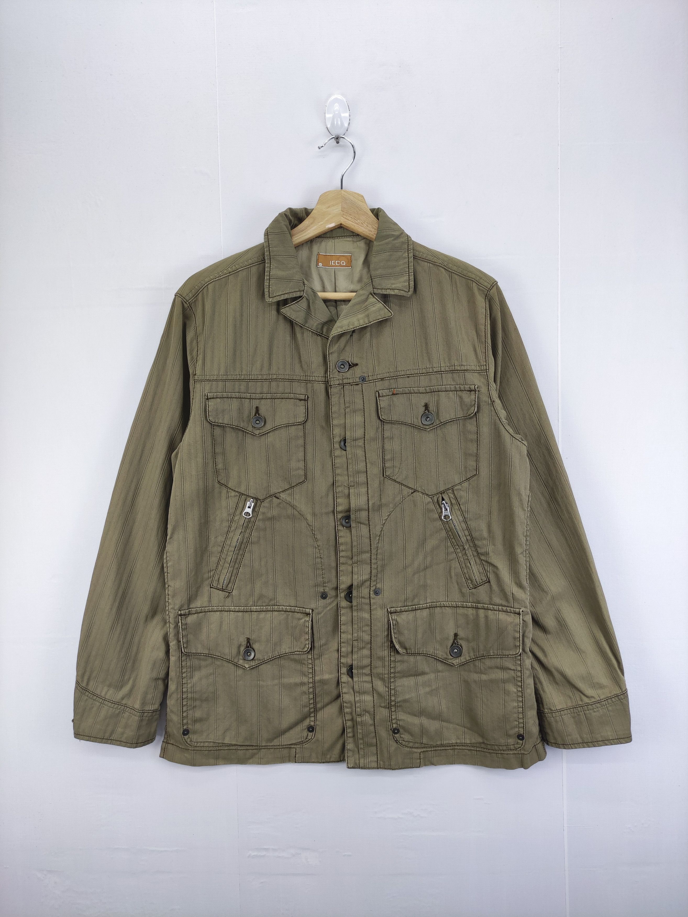 Japanese Brand Vintage Ikka M 65 Field Jacket Style Zipper Size US M / EU 48-50 / 2 - 1 Thumbnail