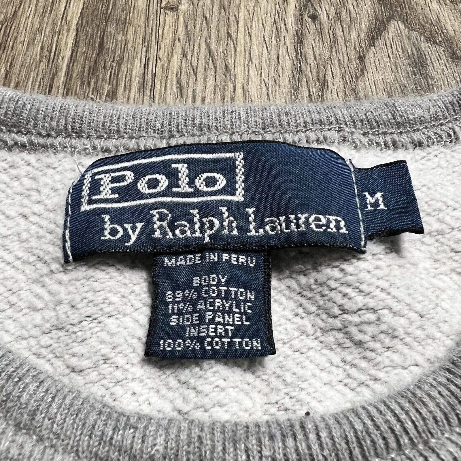 Polo Ralph Lauren Vintage Polo Ralph Lauren Grey Mini Logo Sweatshirt Size US M / EU 48-50 / 2 - 3 Thumbnail
