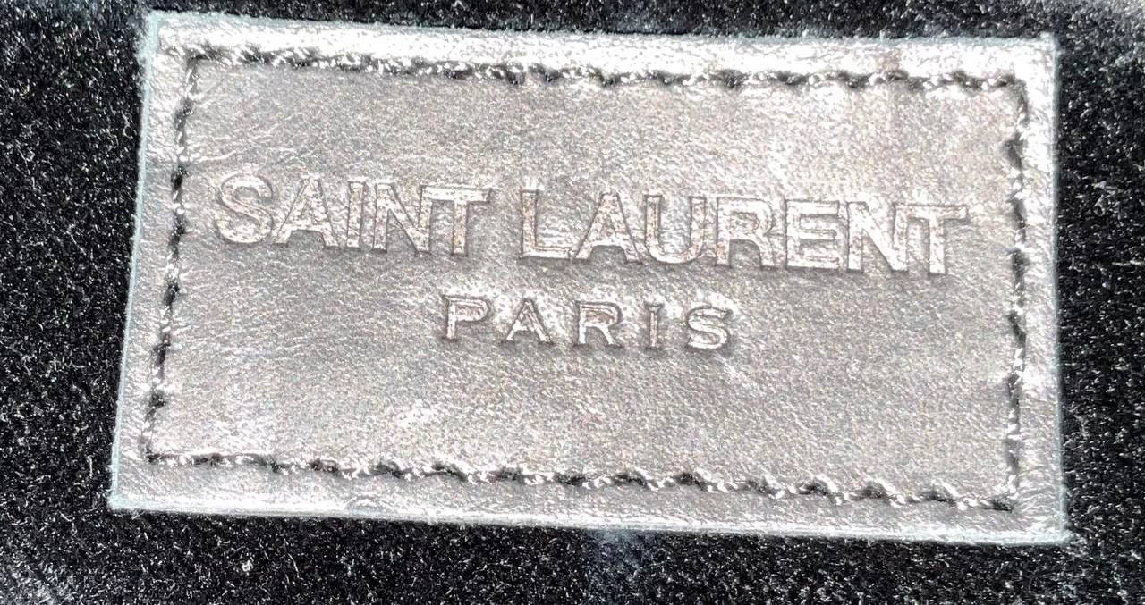 Saint Laurent Paris GRAIL! Saint Laurent Paris Music Pin Detail Denim Jacket Size US L / EU 52-54 / 3 - 4 Thumbnail