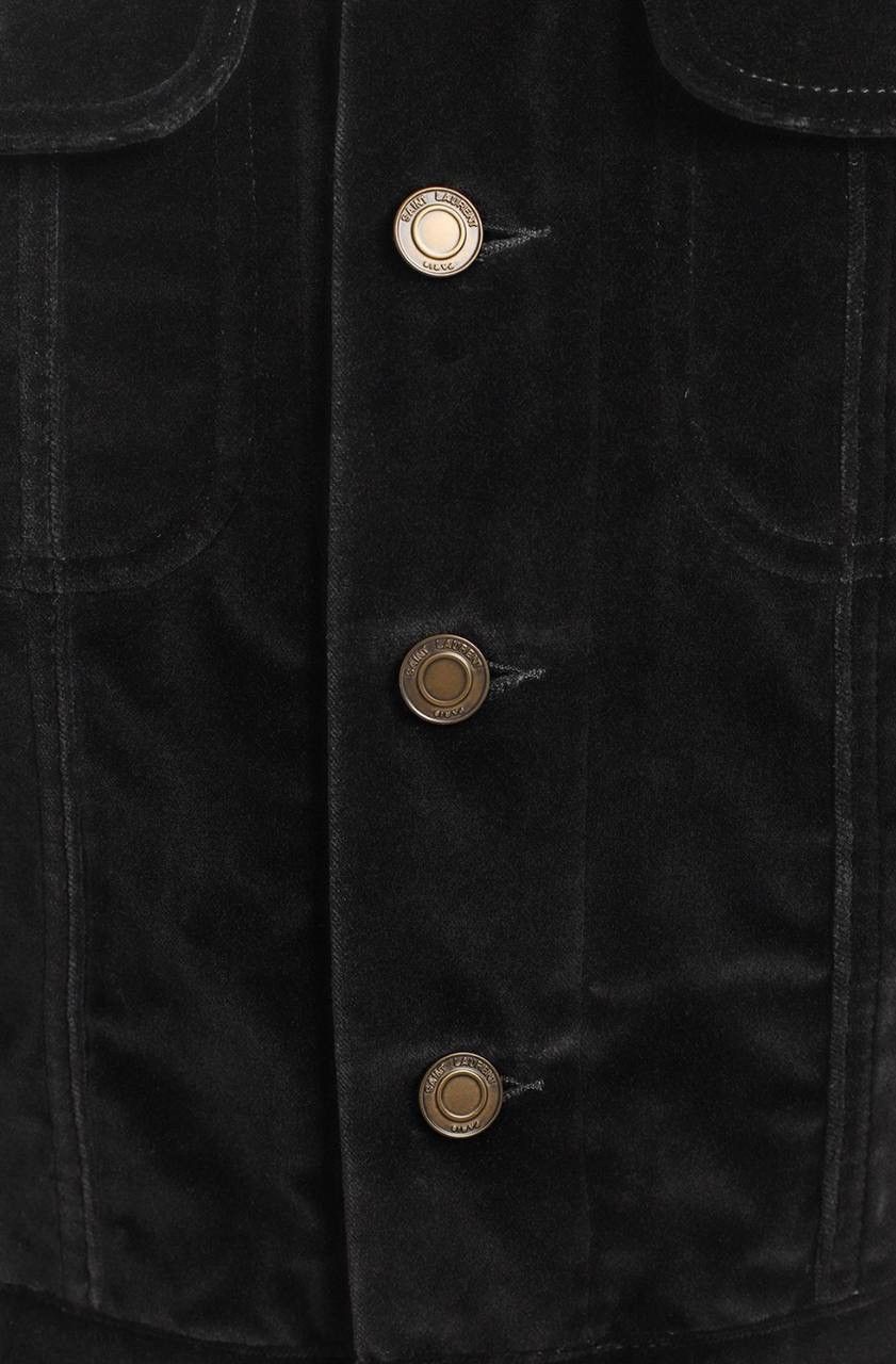 Saint Laurent Paris GRAIL! Saint Laurent Paris Music Pin Detail Denim Jacket Size US L / EU 52-54 / 3 - 3 Thumbnail
