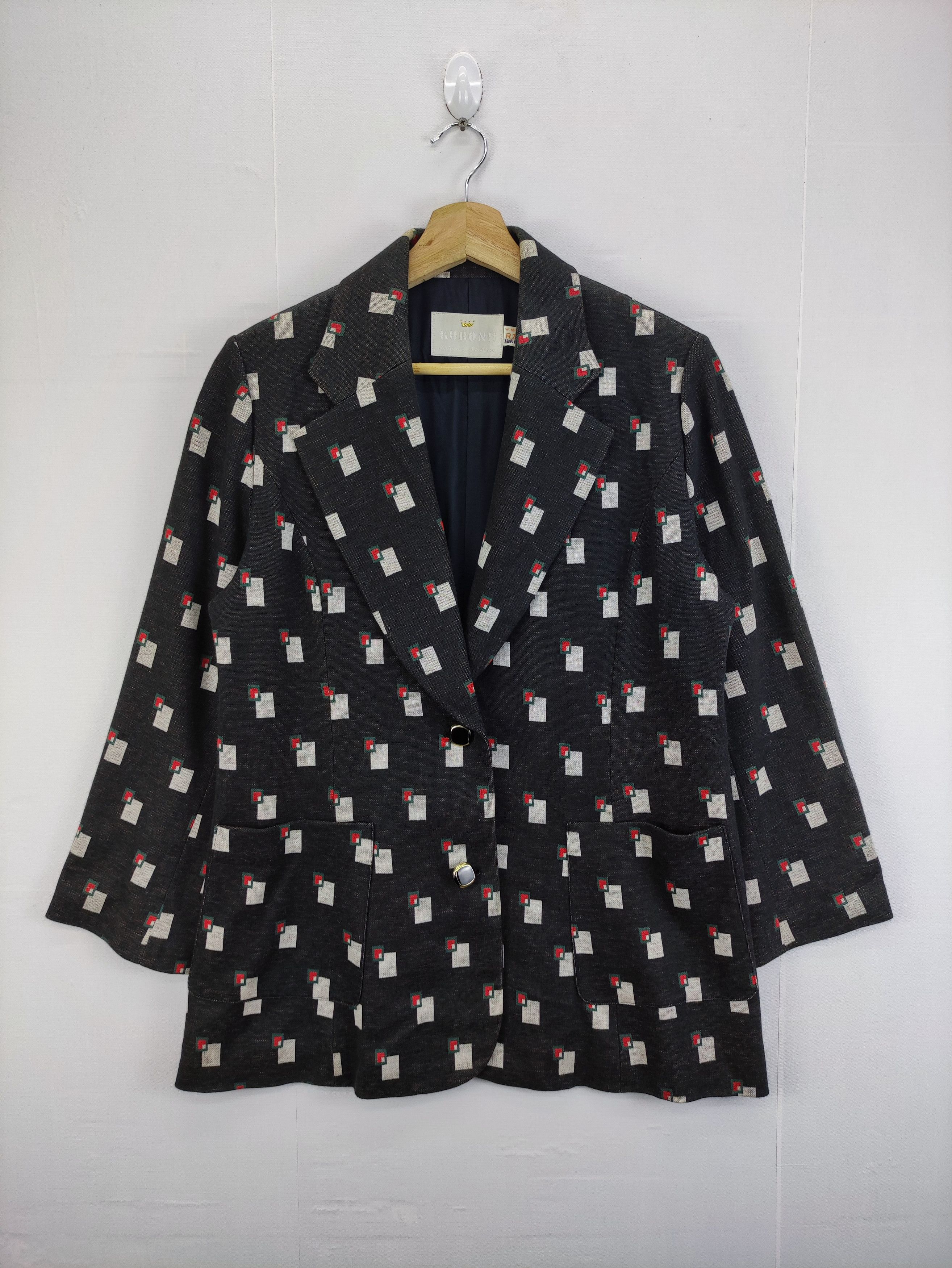 Japanese Brand Vintage Coat Blazers Jacket Kurone Size US M / EU 48-50 / 2 - 1 Thumbnail