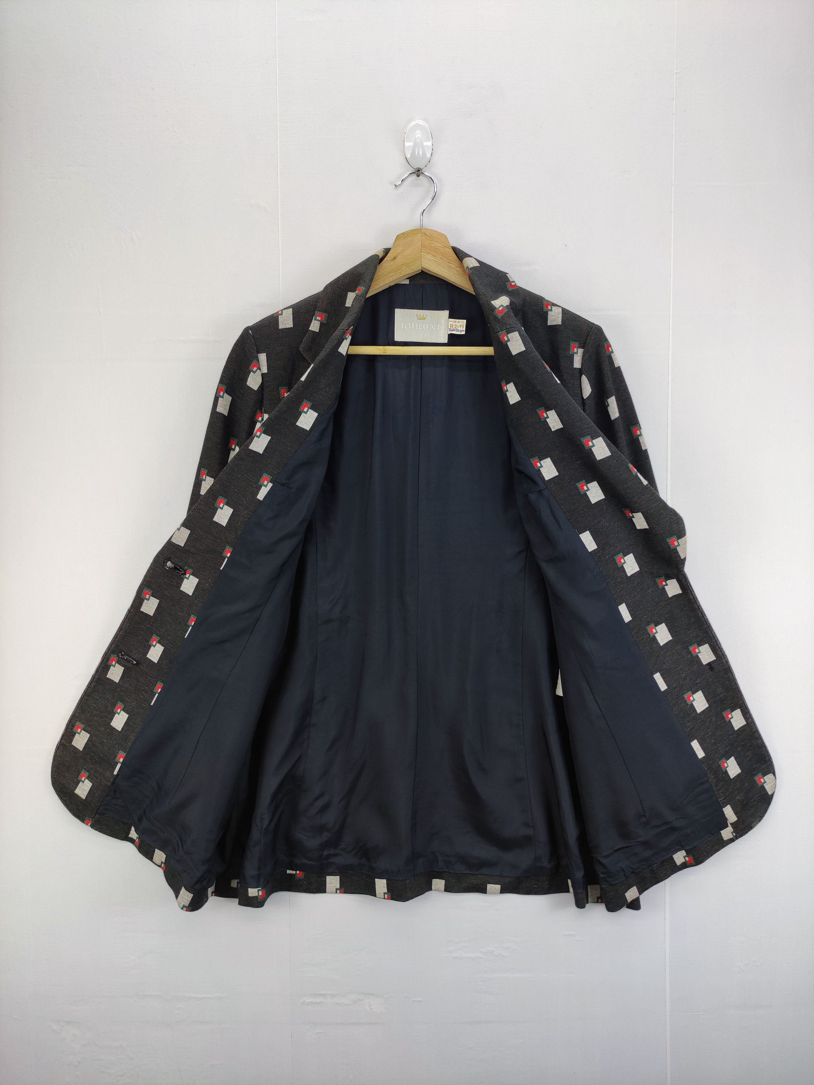 Japanese Brand Vintage Coat Blazers Jacket Kurone Size US M / EU 48-50 / 2 - 4 Thumbnail