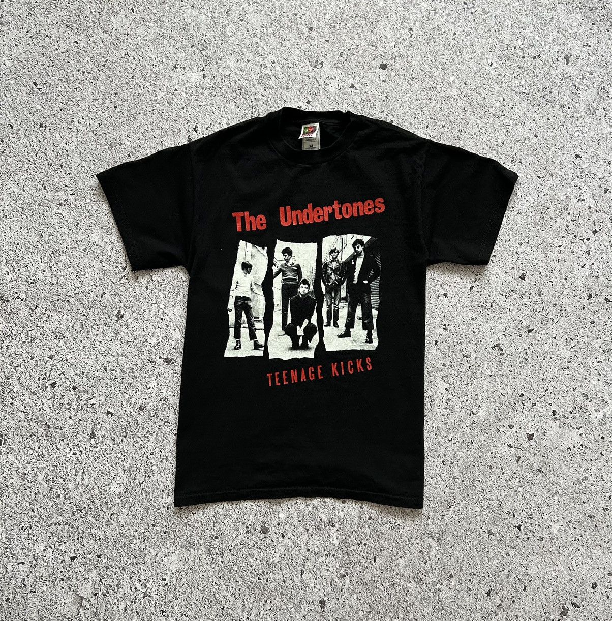 Band Tees × Vintage Vintage The Undertones Teenage Kicks 90’s B16 T-Shirt Size US M / EU 48-50 / 2 - 1 Thumbnail