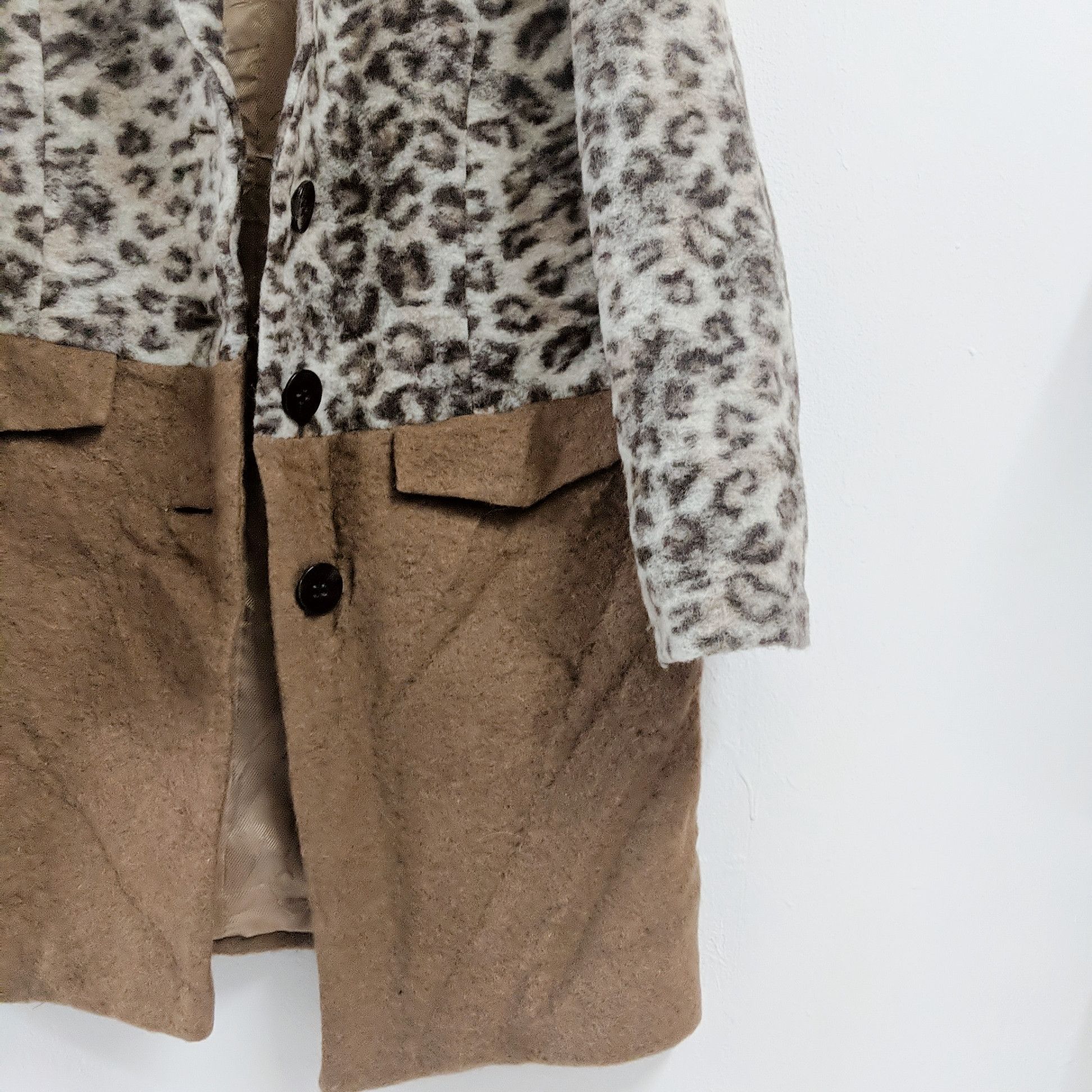 Japanese Brand Vintage ELLE Rare Leopard Cheetah Cardigan Sweater Size US L / EU 52-54 / 3 - 10 Thumbnail