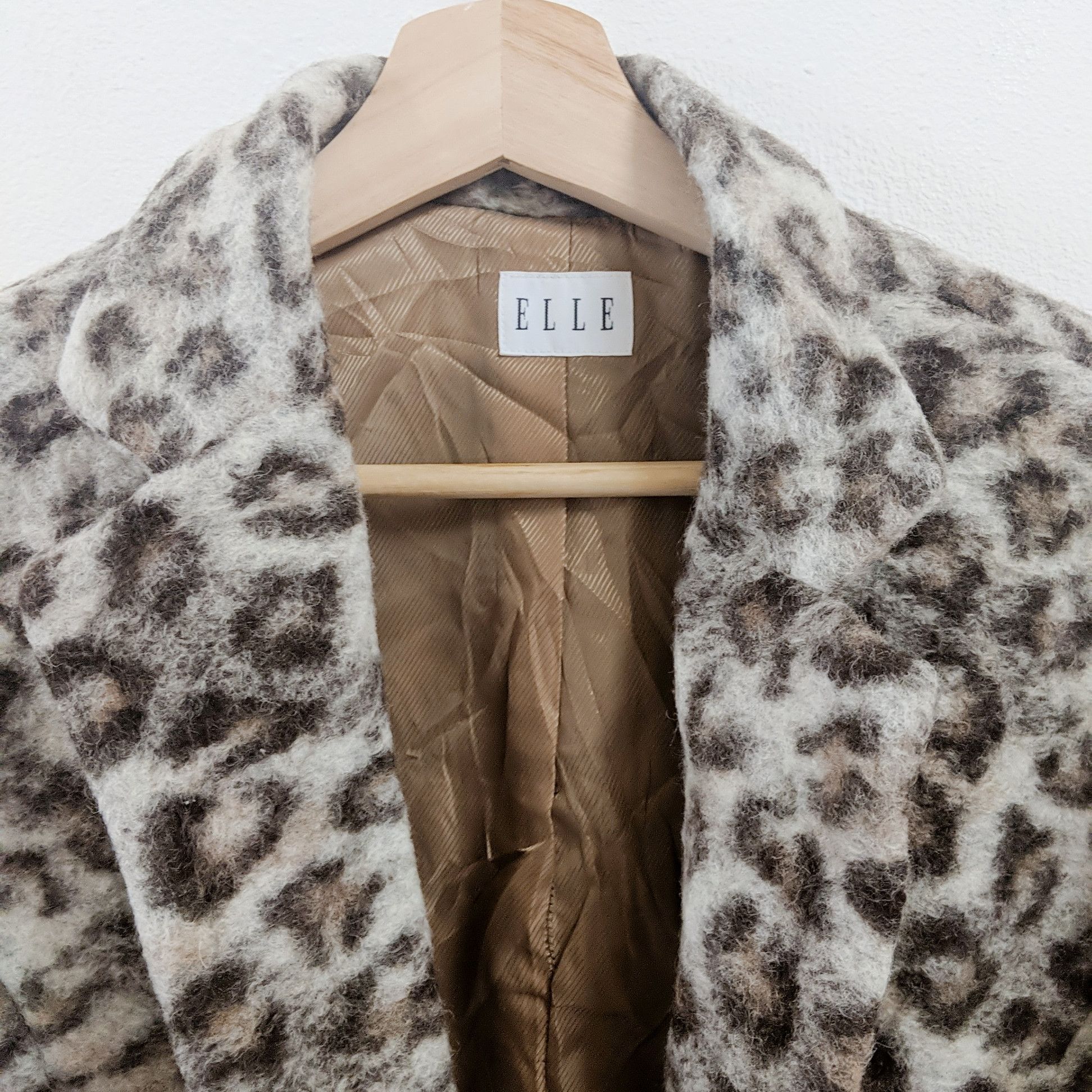 Japanese Brand Vintage ELLE Rare Leopard Cheetah Cardigan Sweater Size US L / EU 52-54 / 3 - 8 Thumbnail