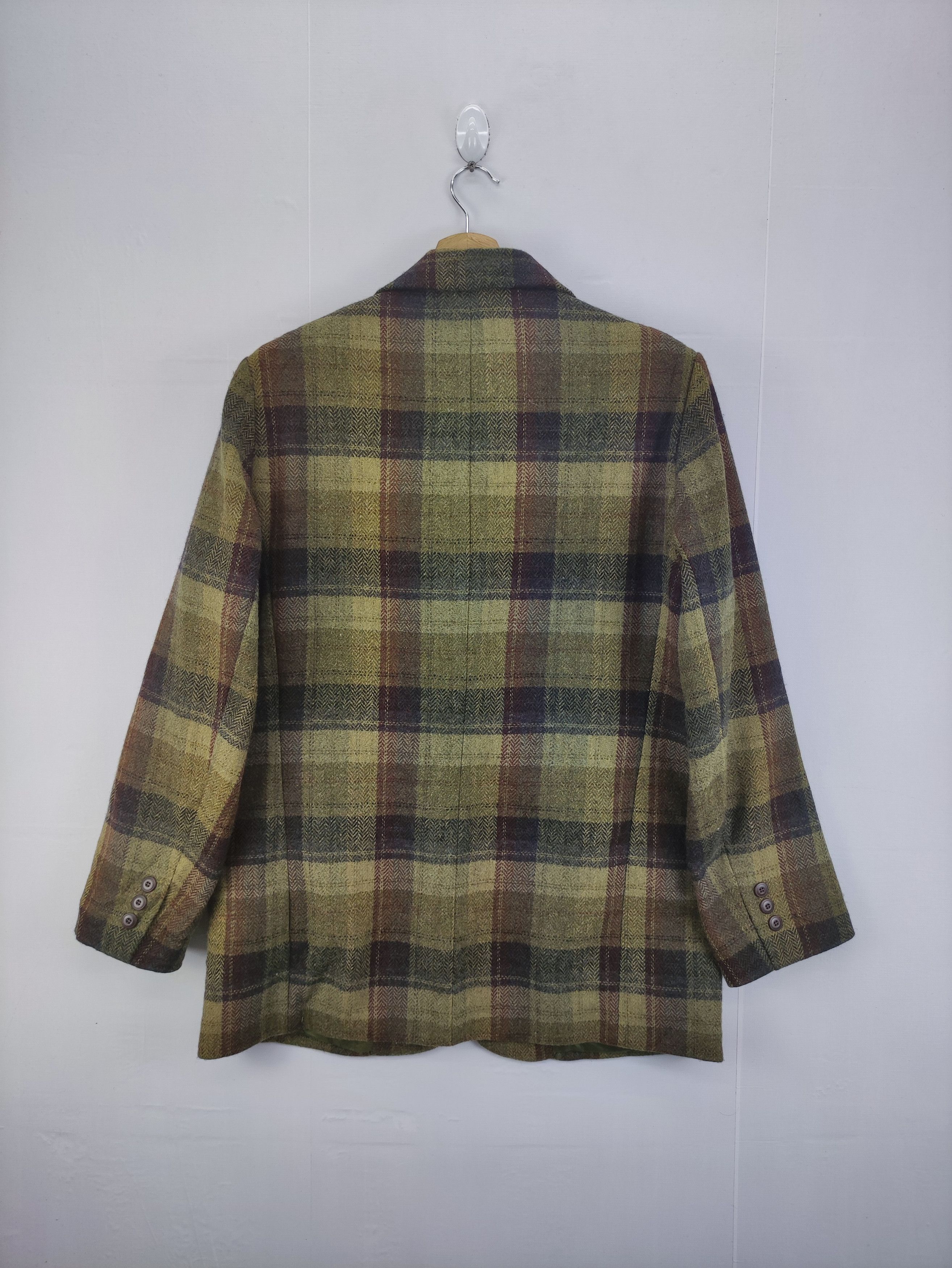 Eddie Bauer Vintage Eddie Bauer Wool Plaid Coat Blazer Jacket Size M / US 6-8 / IT 42-44 - 11 Thumbnail