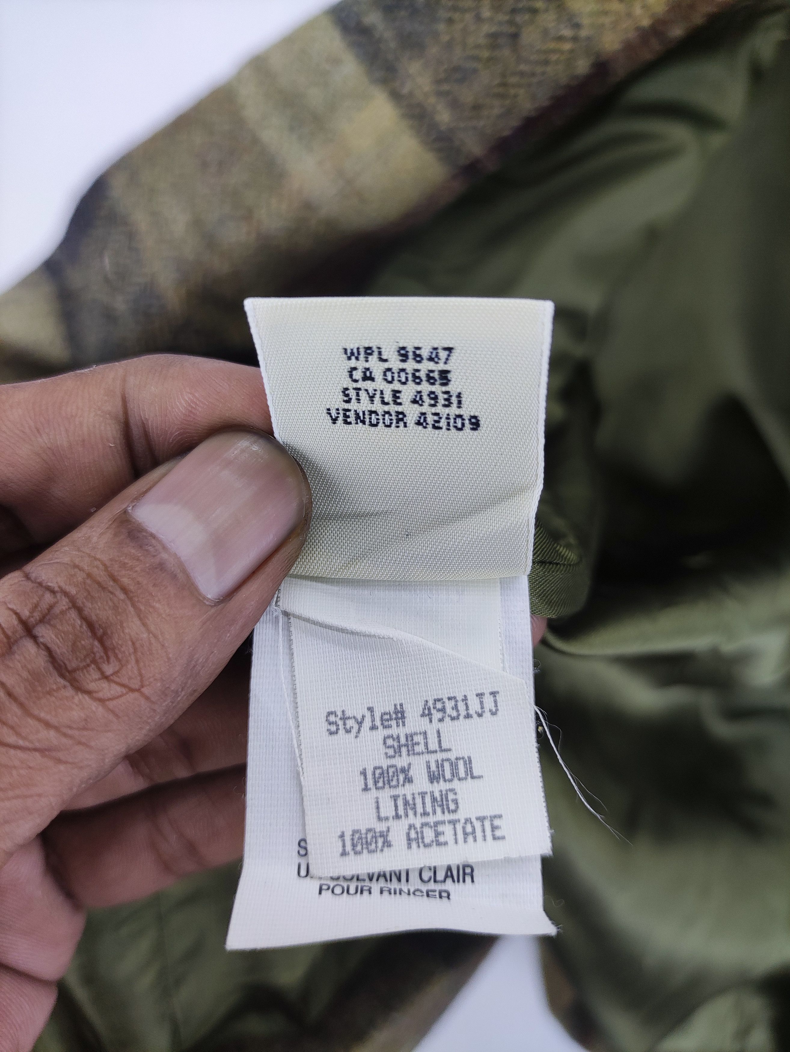 Eddie Bauer Vintage Eddie Bauer Wool Plaid Coat Blazer Jacket Size M / US 6-8 / IT 42-44 - 7 Thumbnail