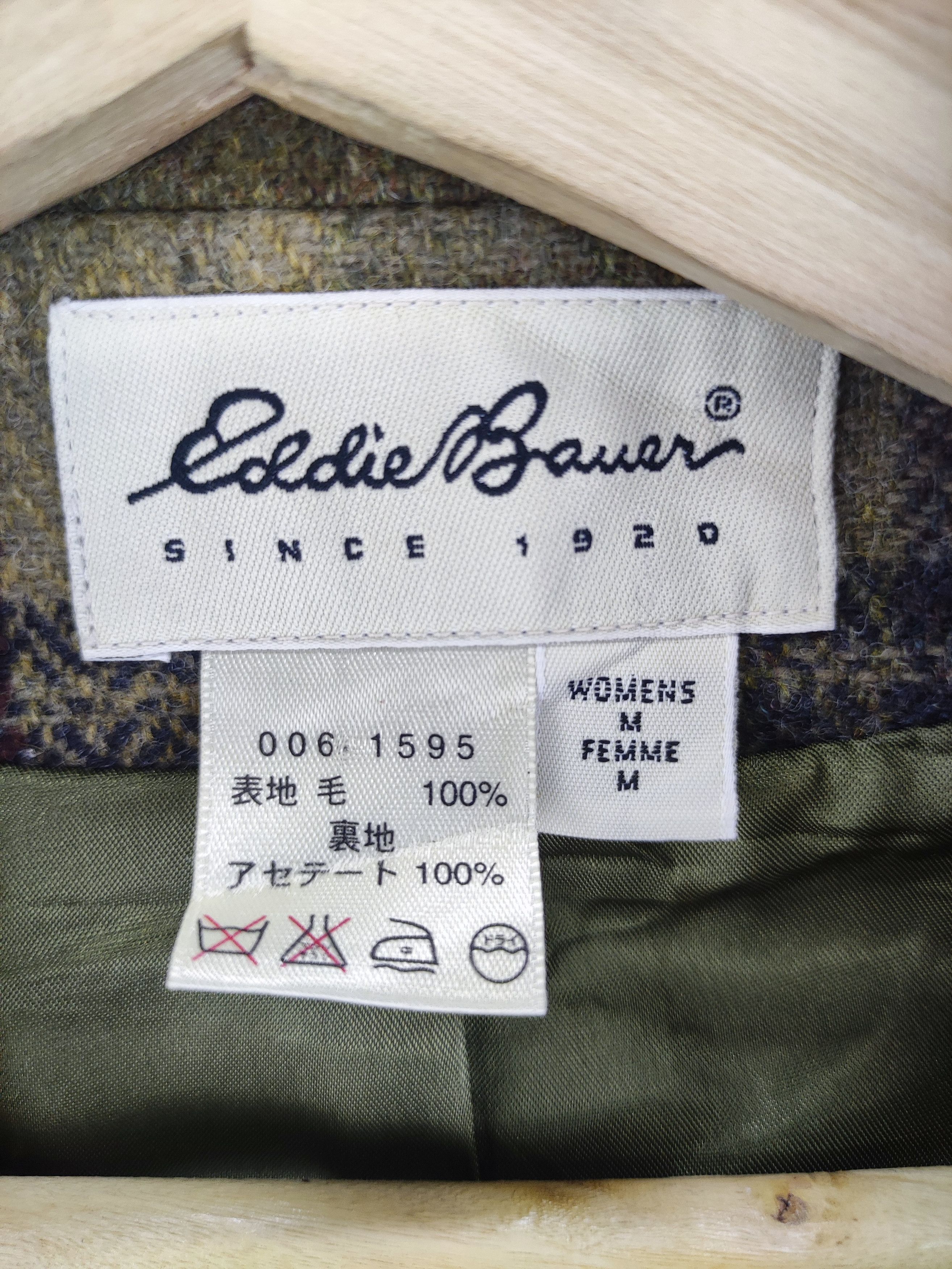 Eddie Bauer Vintage Eddie Bauer Wool Plaid Coat Blazer Jacket Size M / US 6-8 / IT 42-44 - 2 Thumbnail