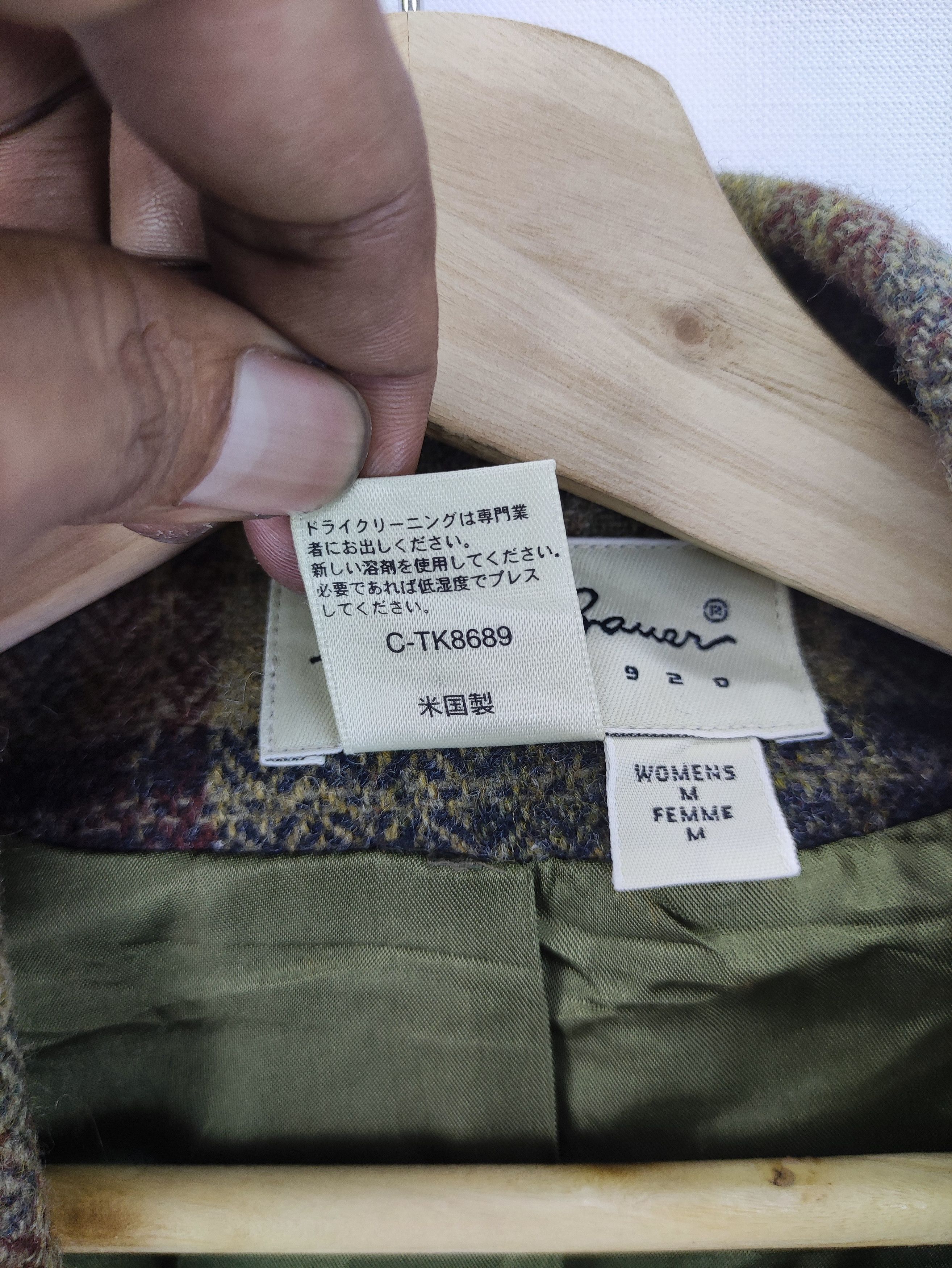 Eddie Bauer Vintage Eddie Bauer Wool Plaid Coat Blazer Jacket Size M / US 6-8 / IT 42-44 - 3 Thumbnail