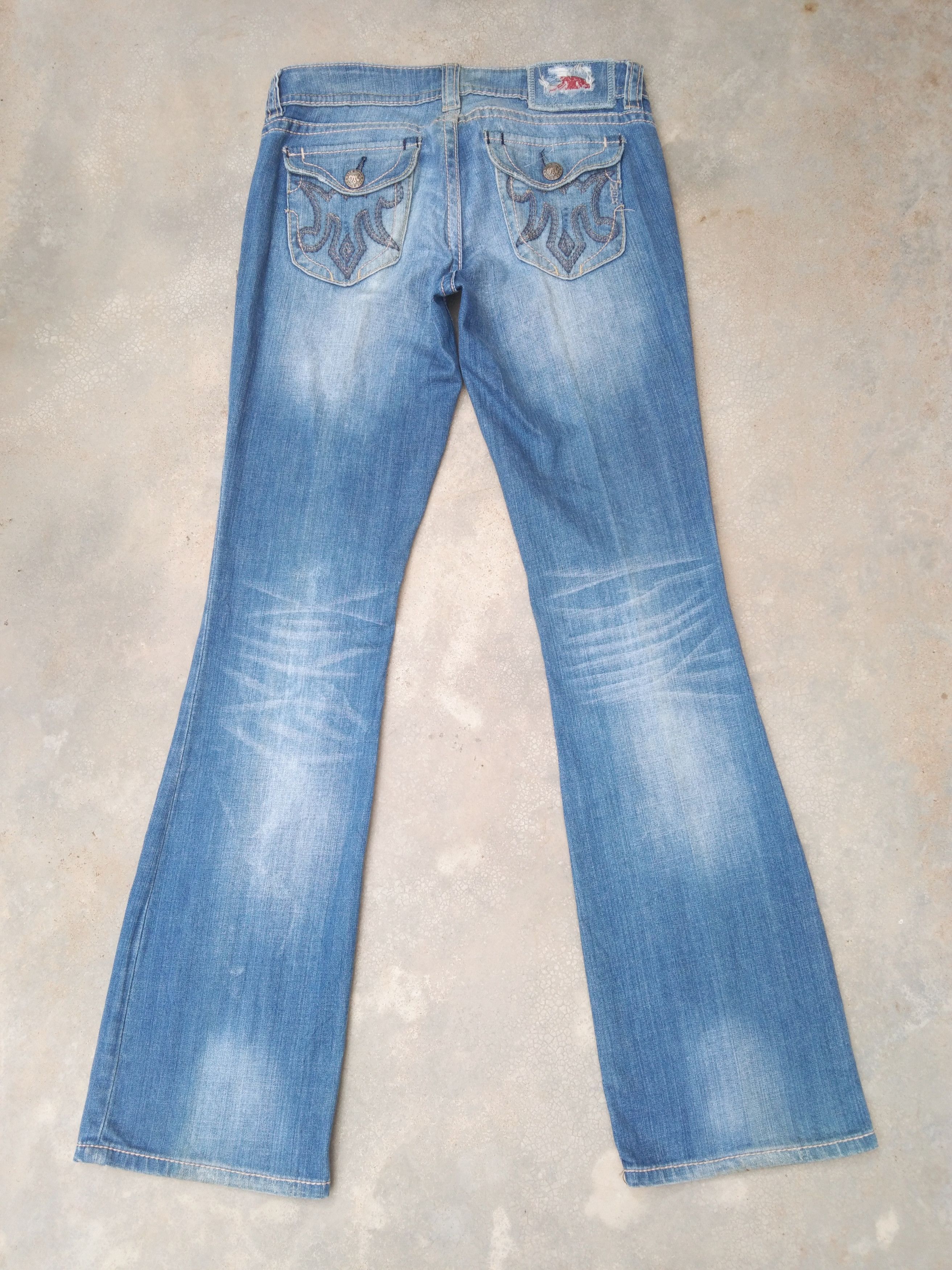 Vintage MEK Denim Boot Cut Flared Jeans 30x34
