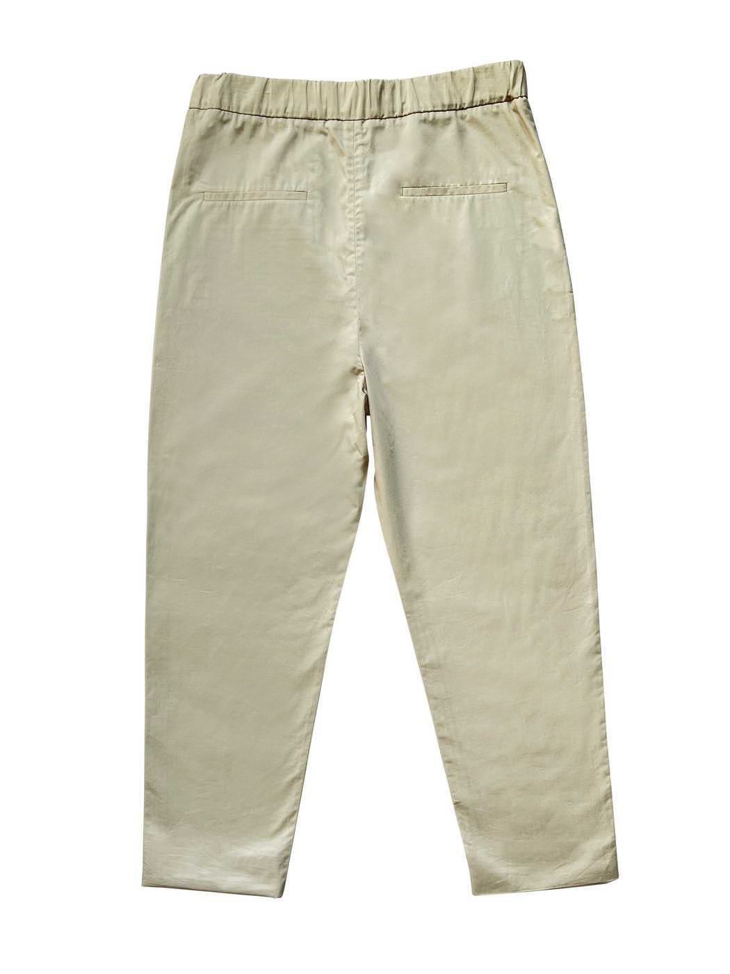 Marni ⚡️QUICK SALE⚡️Marni Ivory Cotton Pants Trousers Size 34" / US 12 / IT 48 - 2 Thumbnail