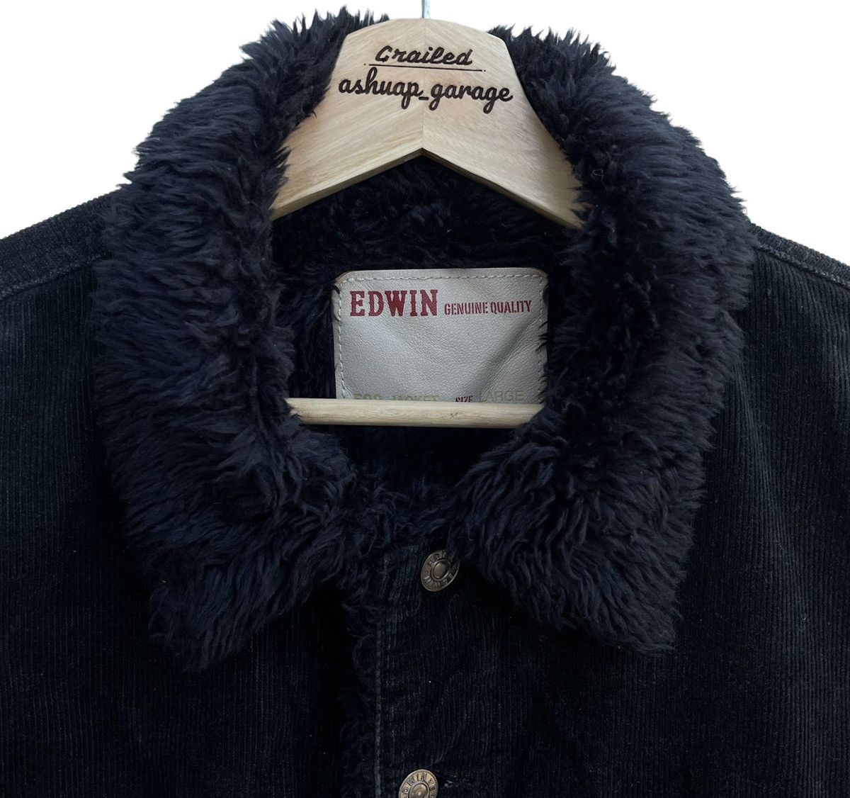 American Apparel × Edwin × Vintage Edwin 503 Genuine Quality Sherpa Corduroy Jacket Size US L / EU 52-54 / 3 - 3 Thumbnail