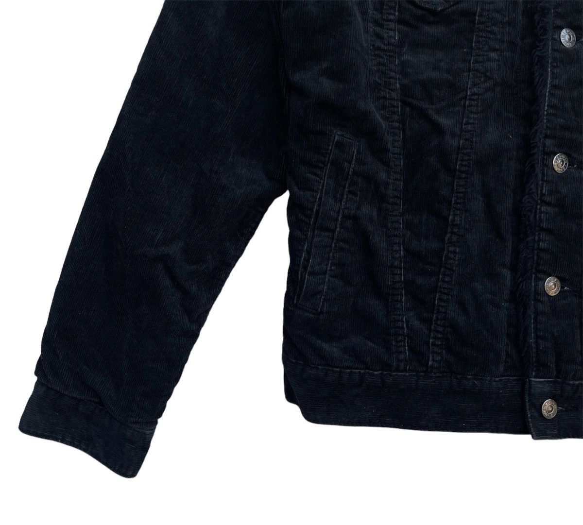 American Apparel × Edwin × Vintage Edwin 503 Genuine Quality Sherpa Corduroy Jacket Size US L / EU 52-54 / 3 - 5 Thumbnail