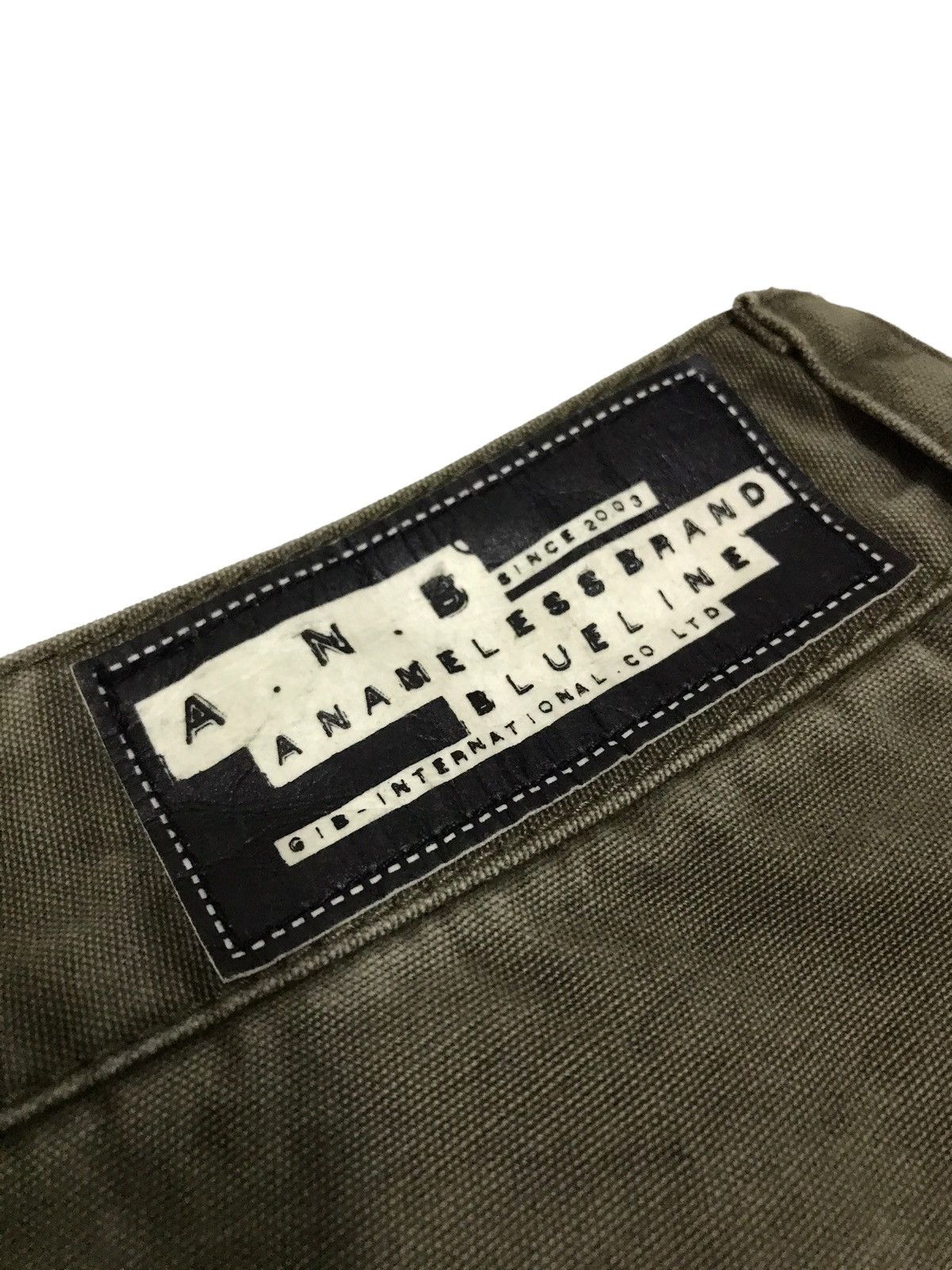 Japanese Brand Thrashed 💥 ANB Patchwork Multi Pocket Cargo Pant Size US 30 / EU 46 - 14 Thumbnail