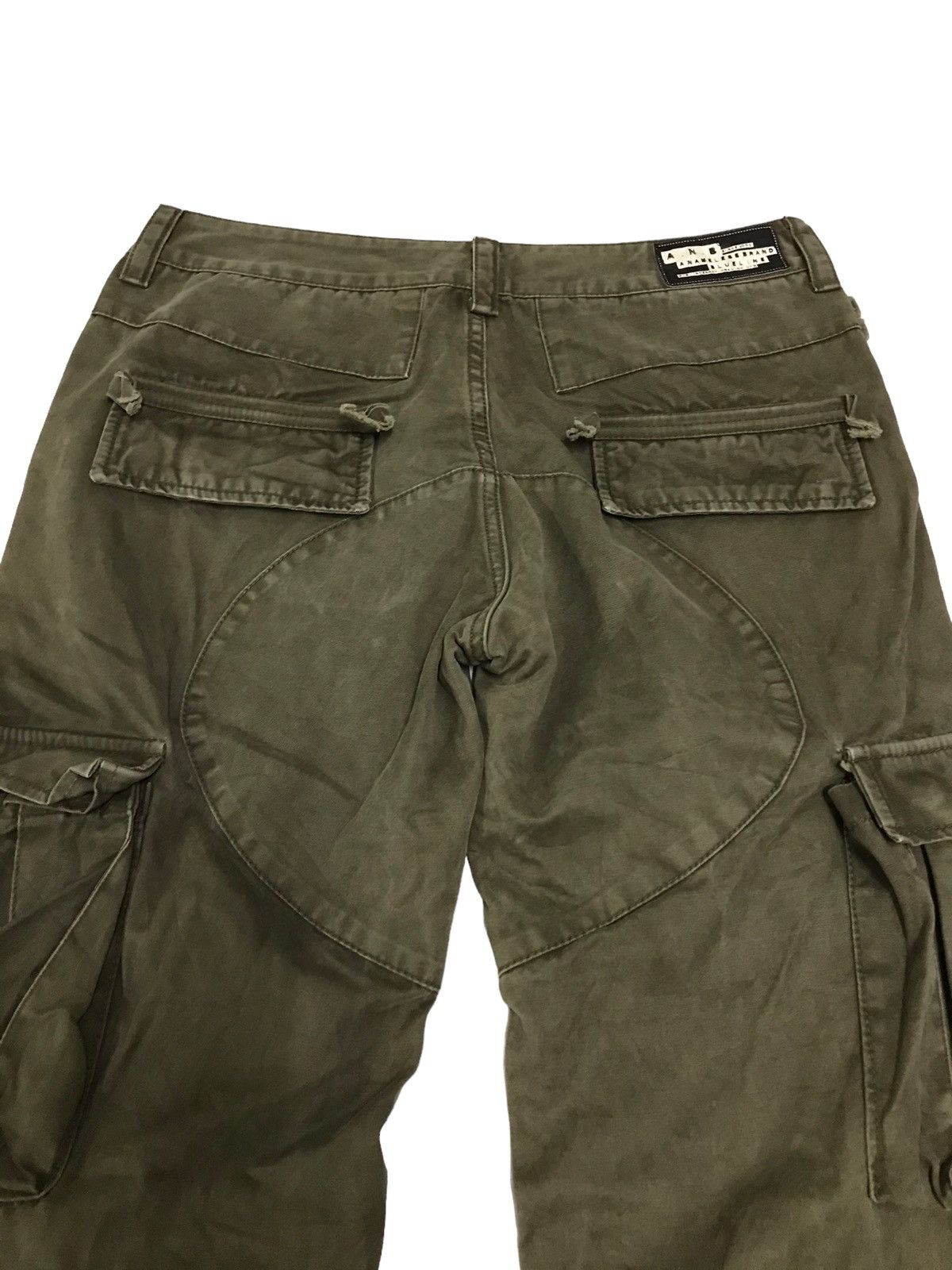 Japanese Brand Thrashed 💥 ANB Patchwork Multi Pocket Cargo Pant Size US 30 / EU 46 - 13 Thumbnail