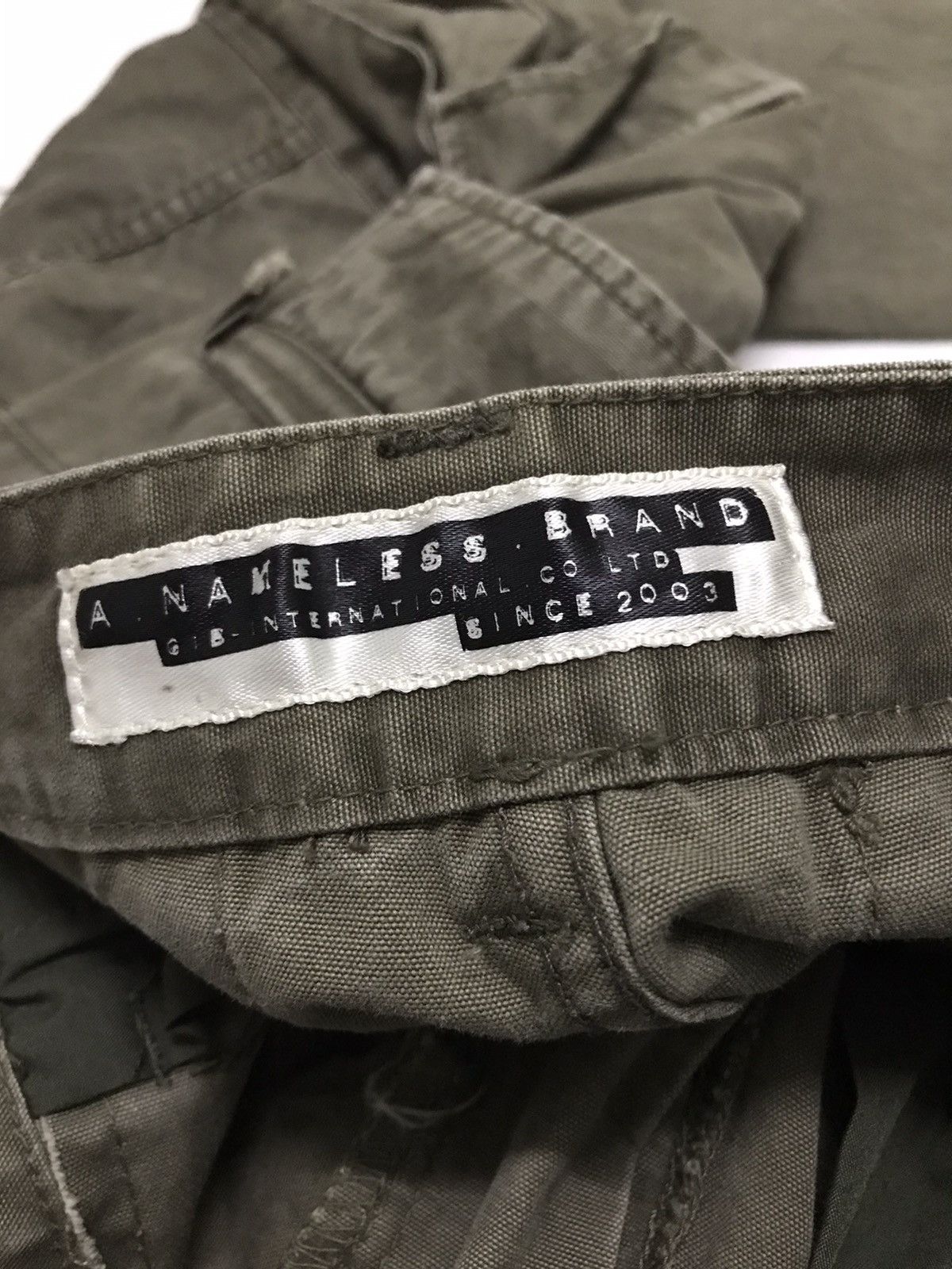 Japanese Brand Thrashed 💥 ANB Patchwork Multi Pocket Cargo Pant Size US 30 / EU 46 - 15 Thumbnail