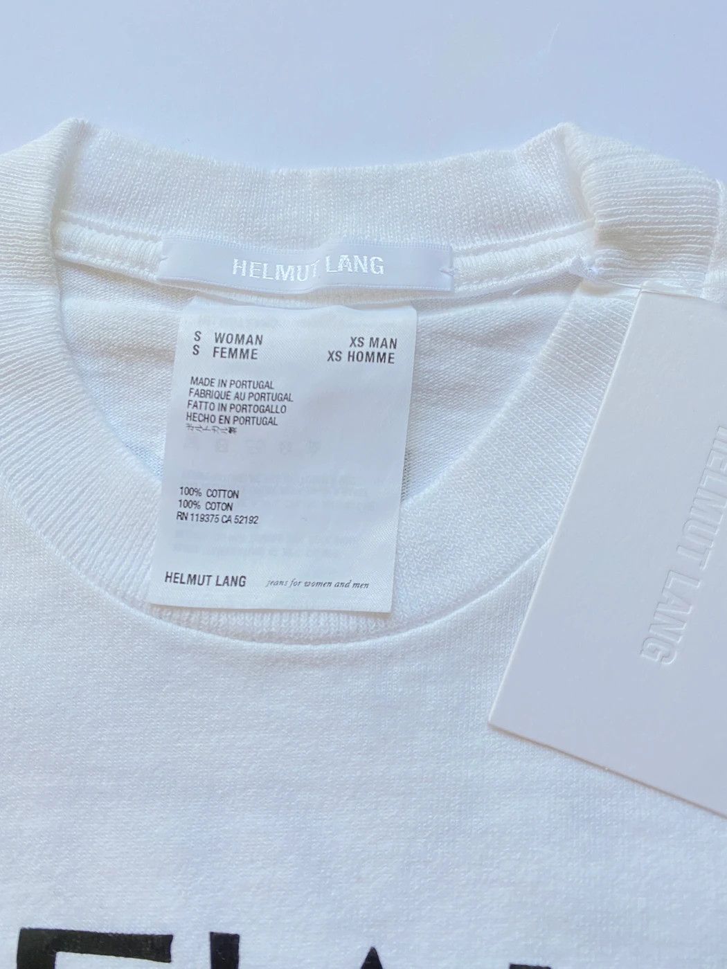 Helmut Lang ⚡️QUICK SALE⚡️Helmut Lang White Apocalypse T-Shirt Size US XS / EU 42 / 0 - 3 Thumbnail