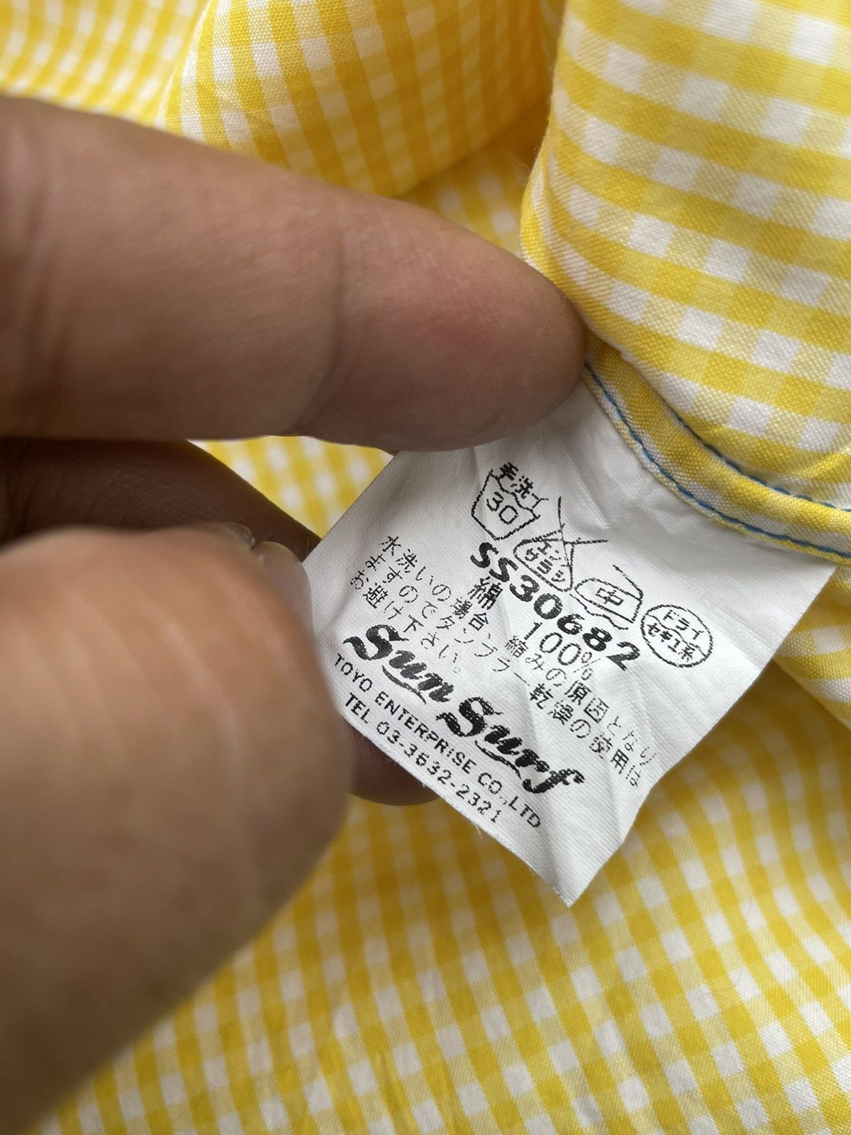 Sun Surf × Toyo Enterprises Sun Surf Toyo Enterprise Hawaii Checkered Shirt Size US L / EU 52-54 / 3 - 9 Thumbnail