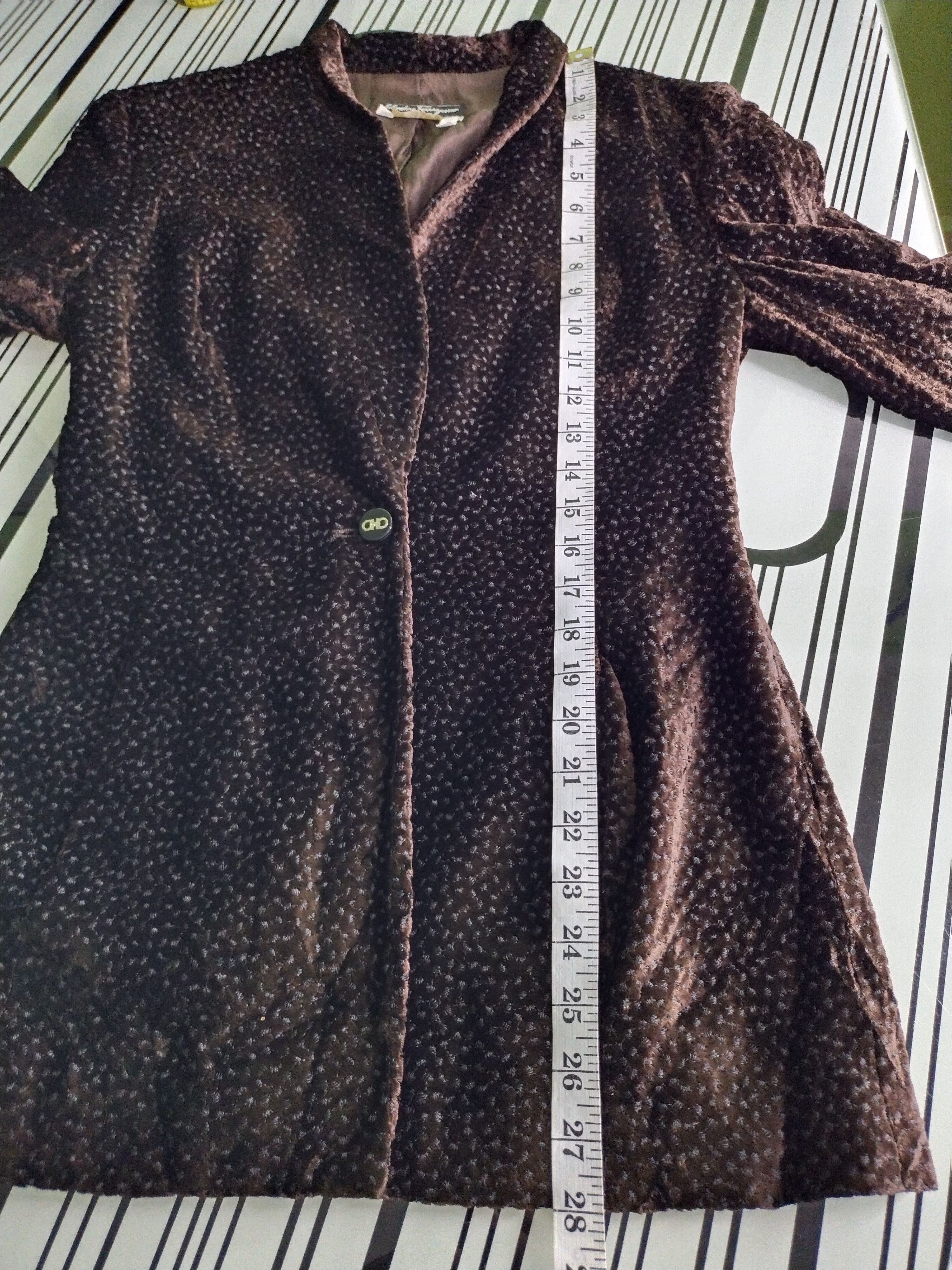 Salvatore Ferragamo VINTAGE COAT SALVATORE FERRAGAMO Size S / US 4 / IT 40 - 14 Thumbnail