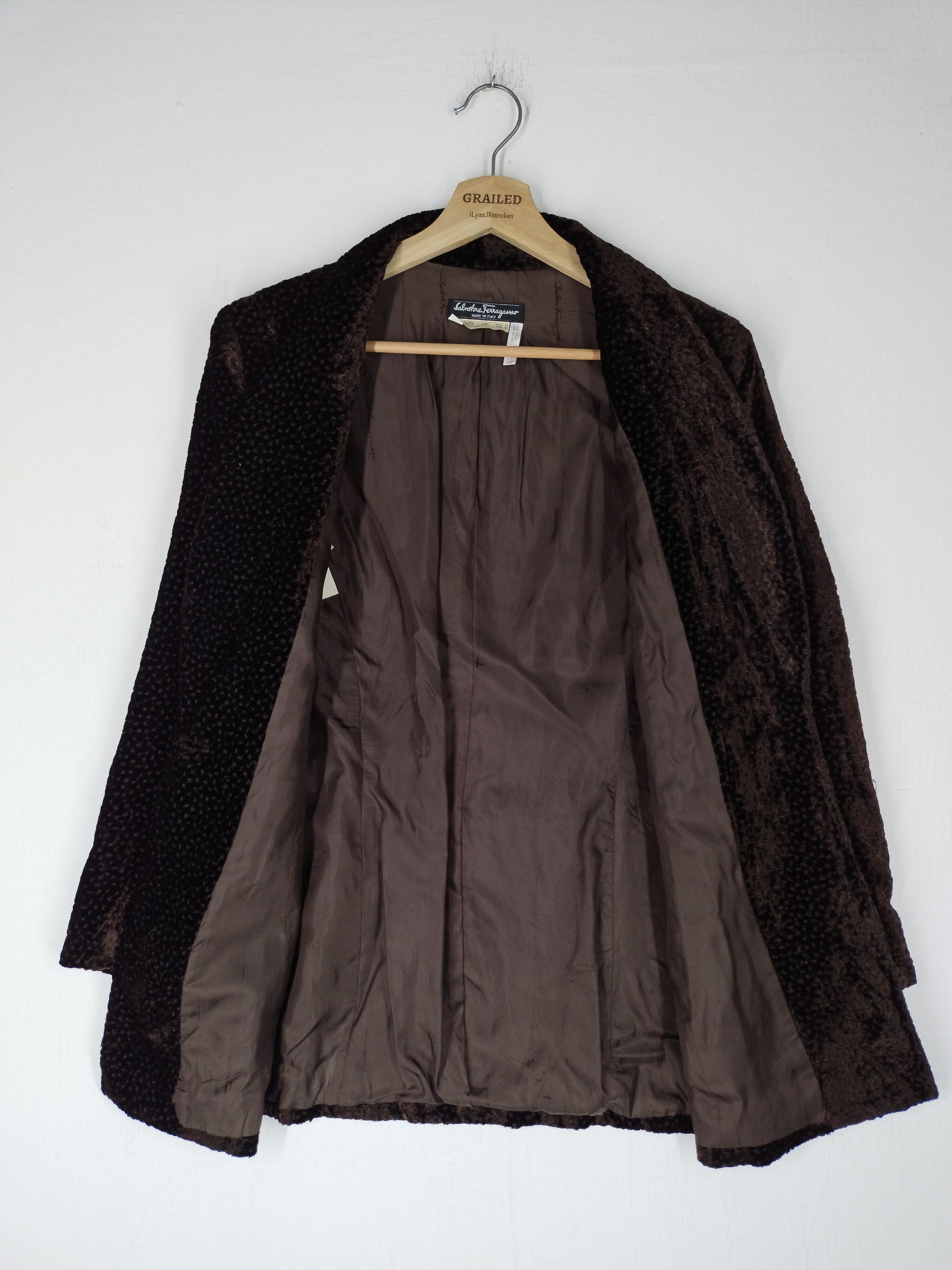 Salvatore Ferragamo VINTAGE COAT SALVATORE FERRAGAMO Size S / US 4 / IT 40 - 4 Thumbnail
