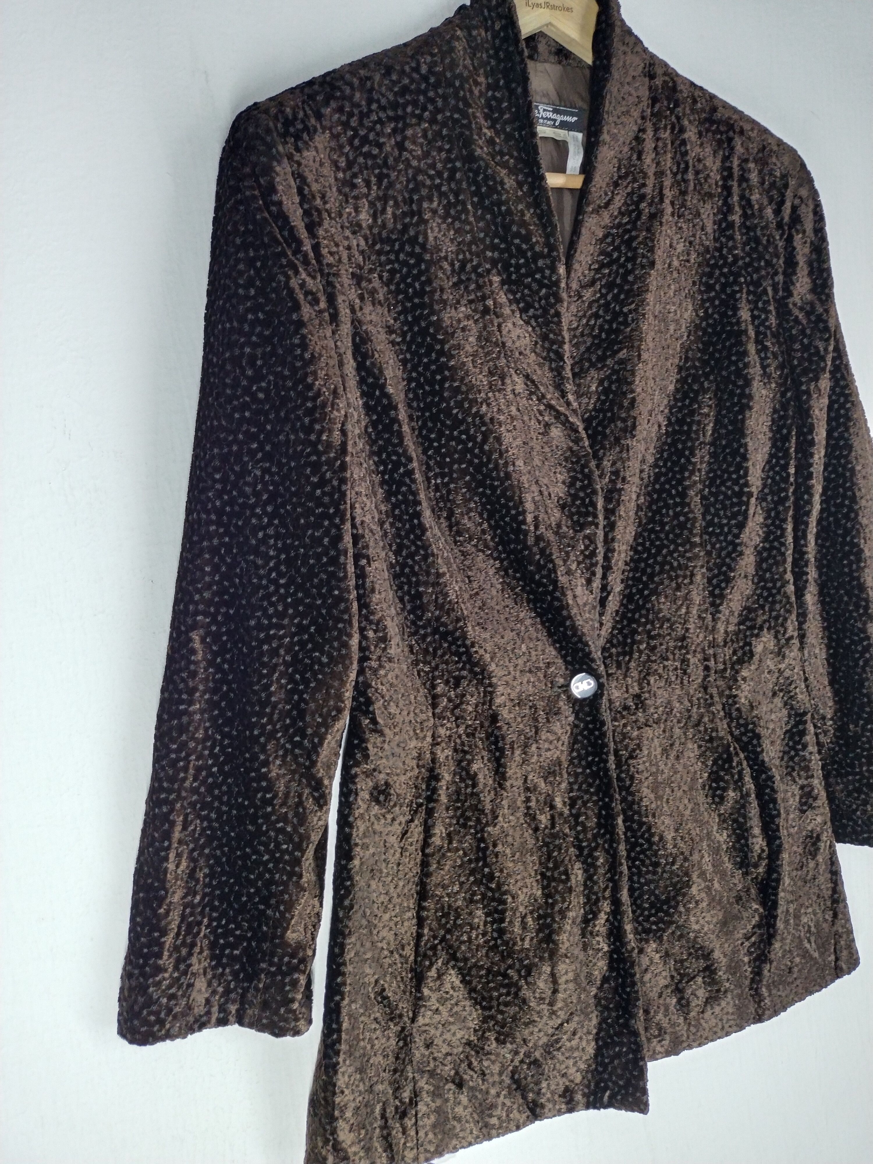 Salvatore Ferragamo VINTAGE COAT SALVATORE FERRAGAMO Size S / US 4 / IT 40 - 8 Thumbnail