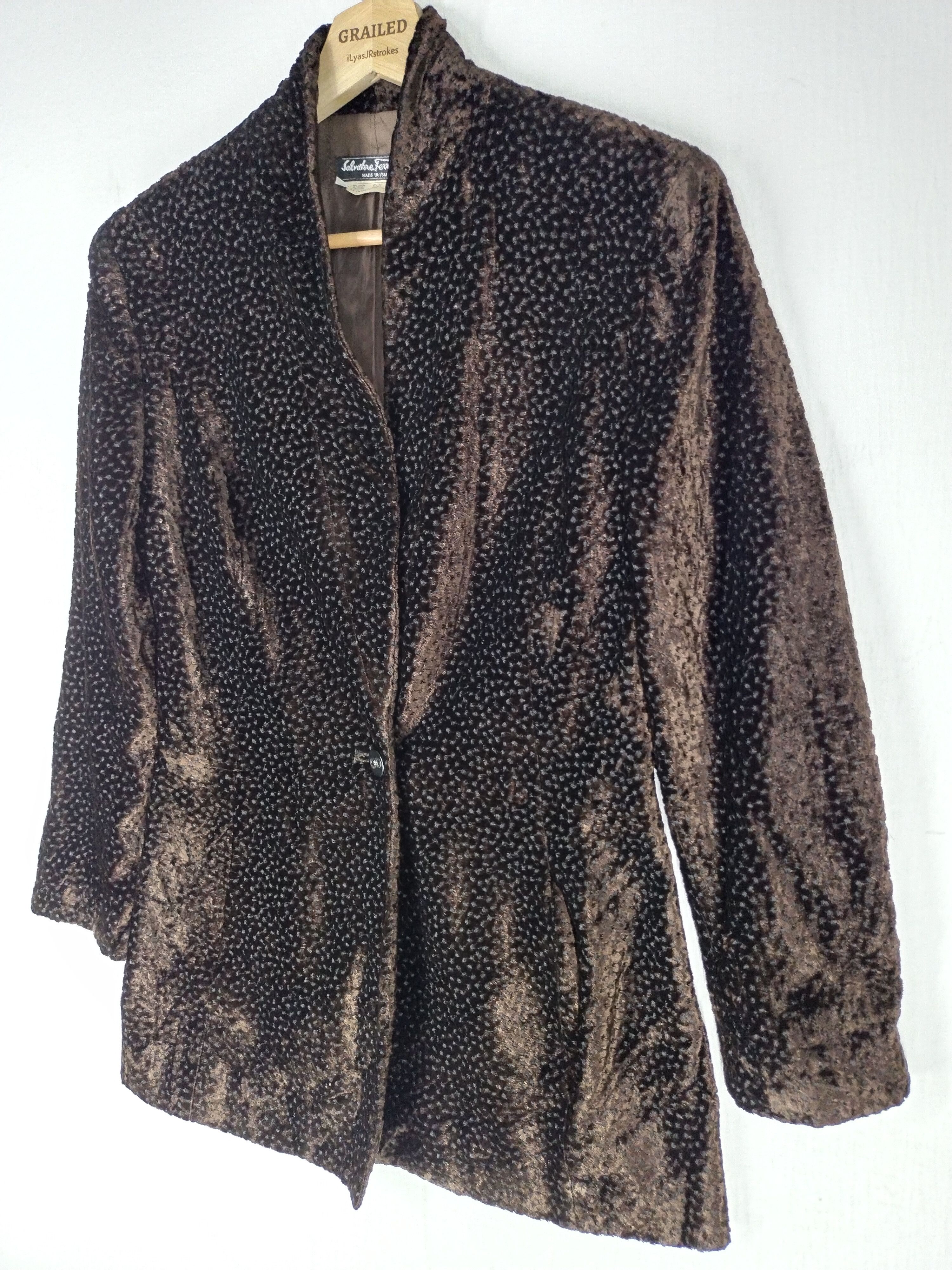 Salvatore Ferragamo VINTAGE COAT SALVATORE FERRAGAMO Size S / US 4 / IT 40 - 7 Thumbnail