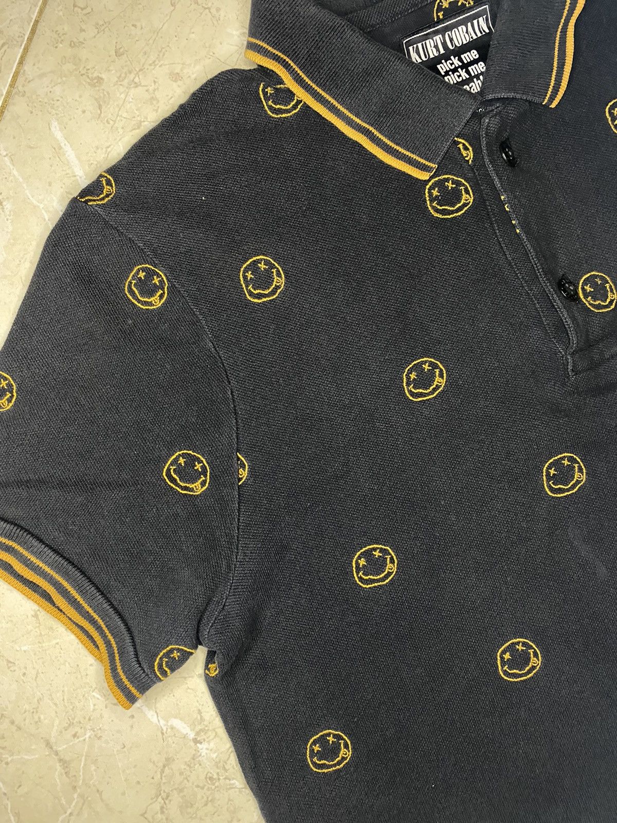 Hysteric Glamour Hysteric Glamour x Kurt Cobain Pick Me Polo Shirt Size US M / EU 48-50 / 2 - 3 Thumbnail