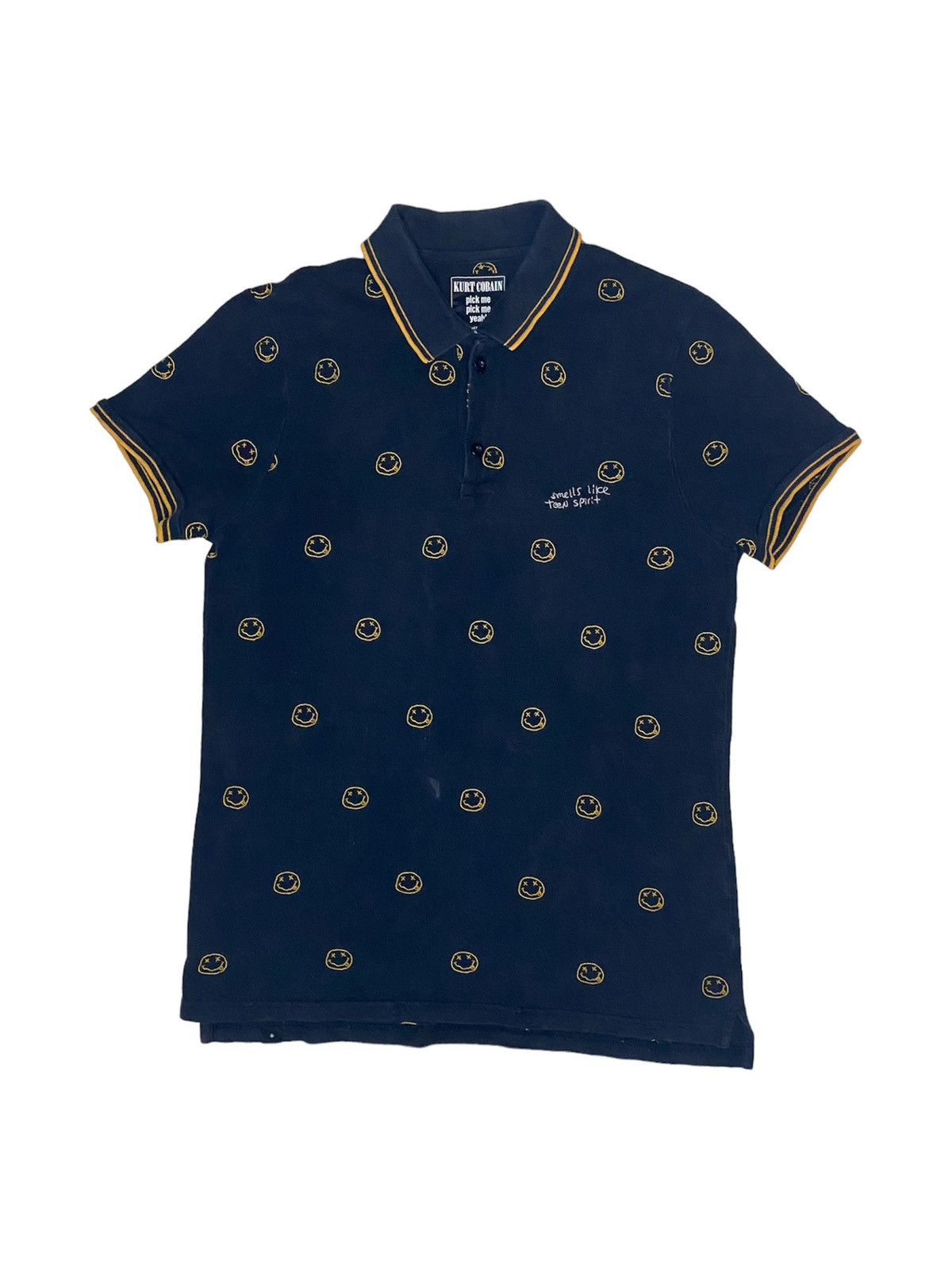 Hysteric Glamour Hysteric Glamour x Kurt Cobain Pick Me Polo Shirt Size US M / EU 48-50 / 2 - 1 Thumbnail