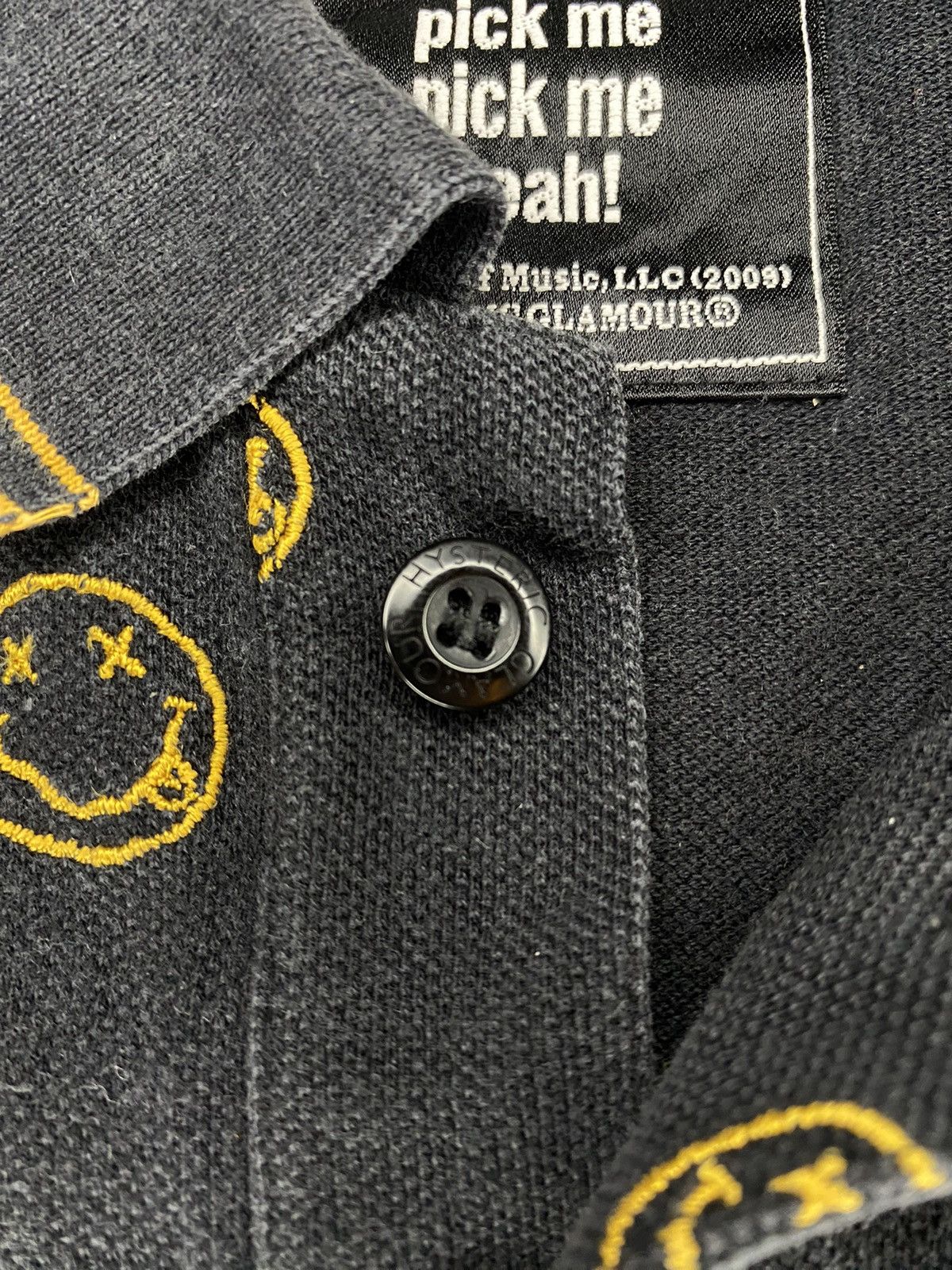 Hysteric Glamour Hysteric Glamour x Kurt Cobain Pick Me Polo Shirt Size US M / EU 48-50 / 2 - 8 Thumbnail