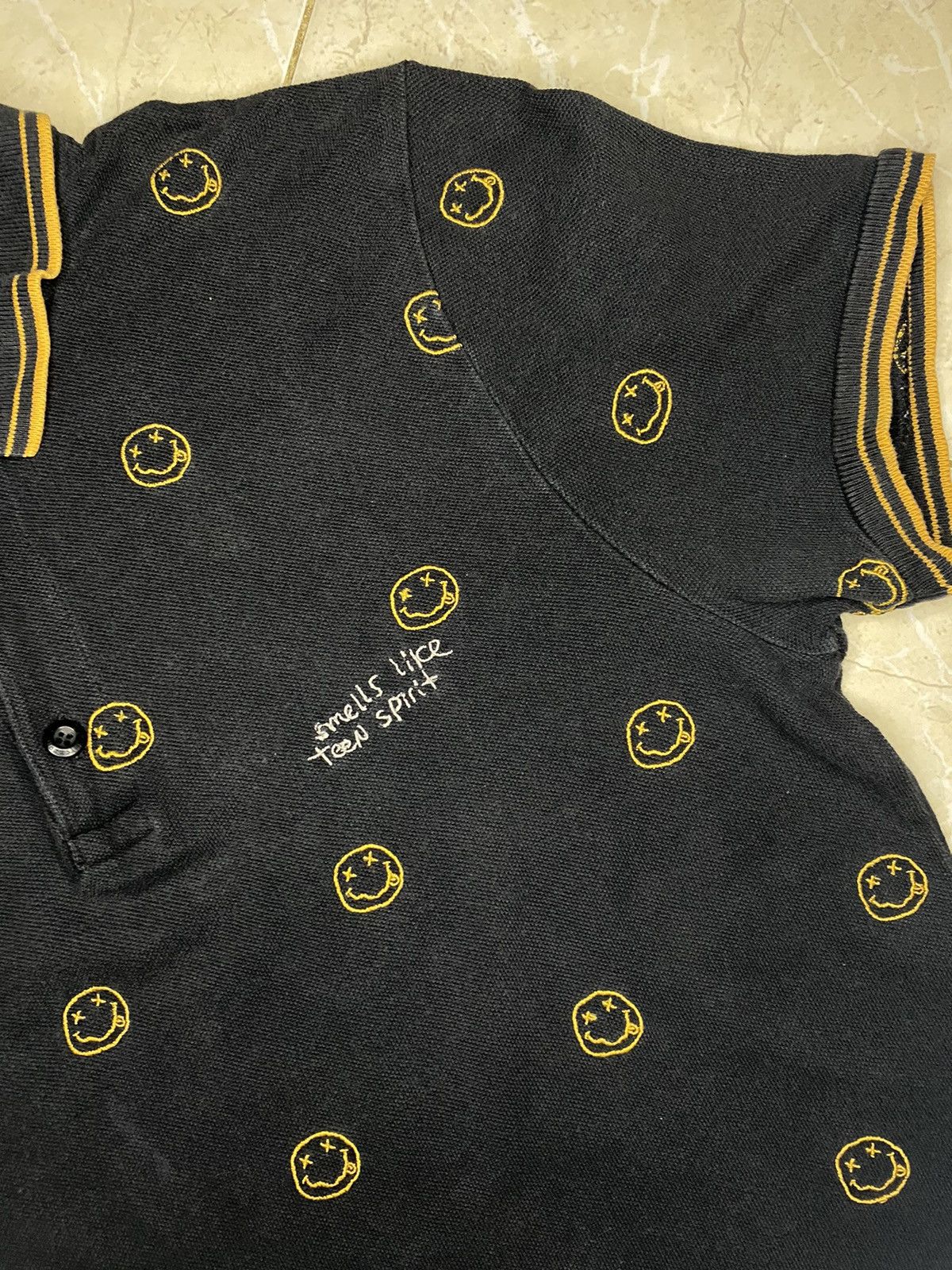 Hysteric Glamour Hysteric Glamour x Kurt Cobain Pick Me Polo Shirt Size US M / EU 48-50 / 2 - 4 Thumbnail