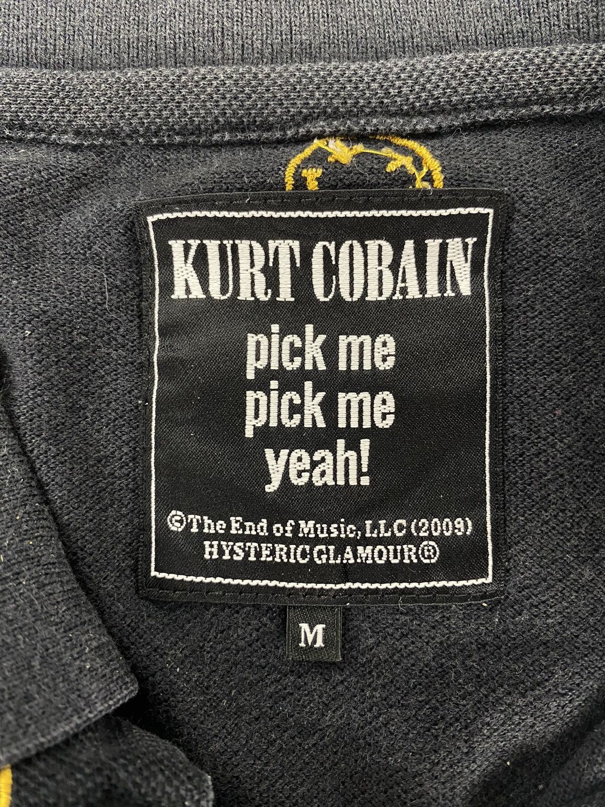 Hysteric Glamour Hysteric Glamour x Kurt Cobain Pick Me Polo Shirt Size US M / EU 48-50 / 2 - 12 Thumbnail