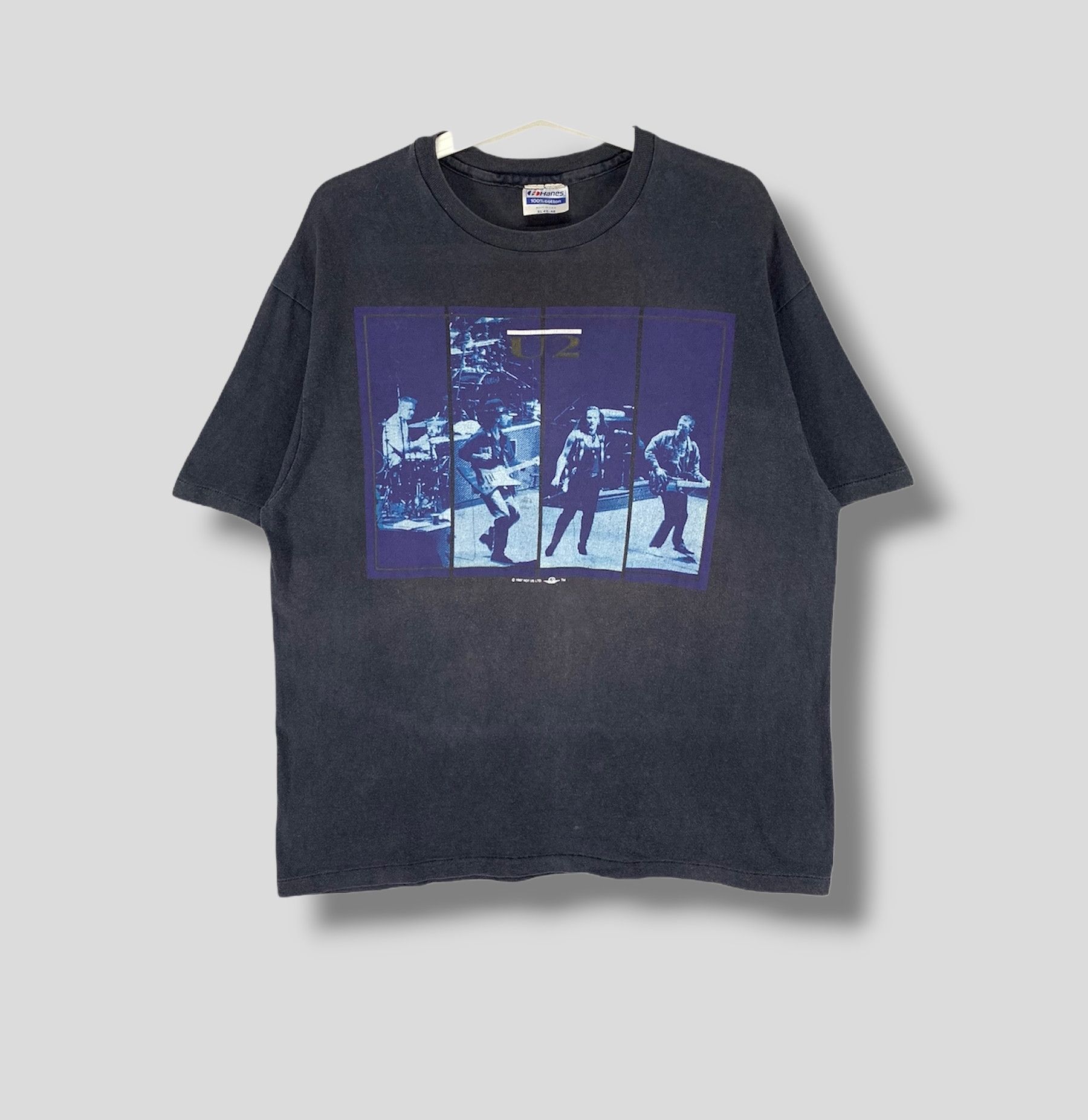 Vintage 80s U2 the joshua tree tour fall 1987 tshirt