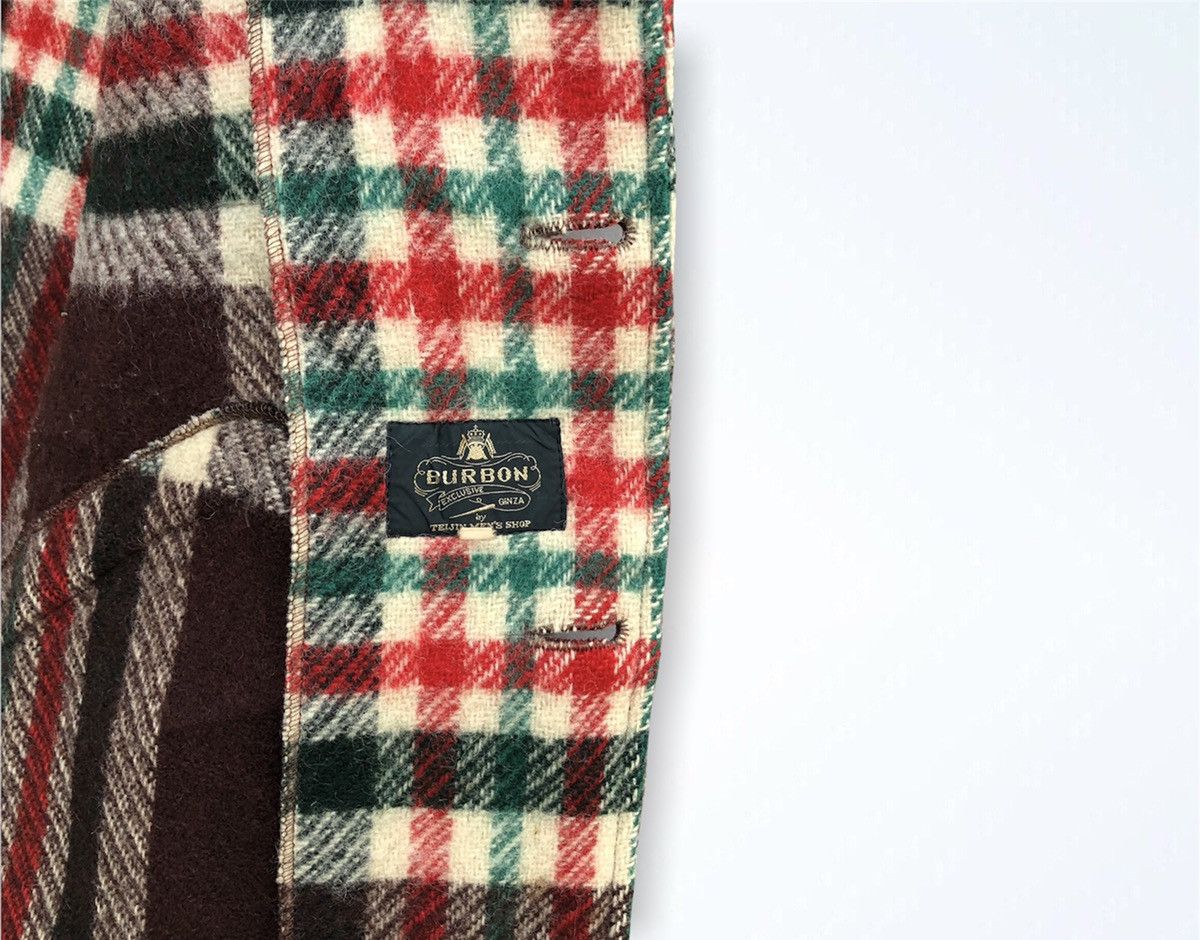 Japanese Brand 🔥Multicolored Wool Plate Design Button Up Jacket Size US L / EU 52-54 / 3 - 9 Thumbnail