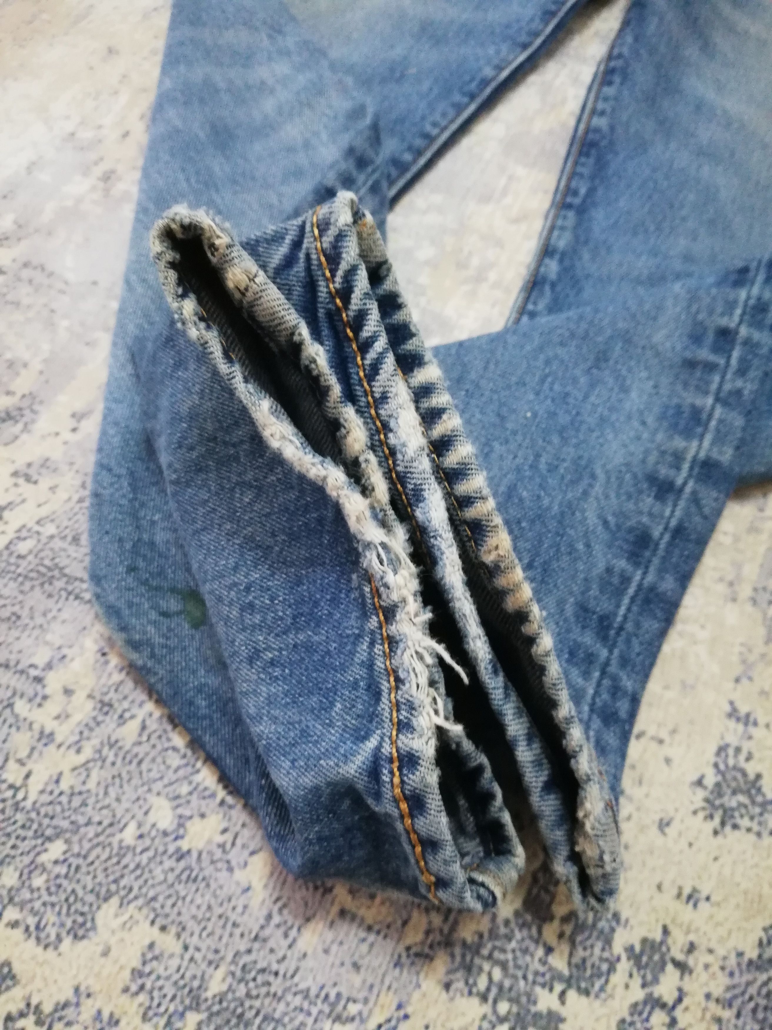 Levi's Vintage Levis 501 Rusty Distressed Denim Jeans 37x30 Size US 37 - 7 Thumbnail