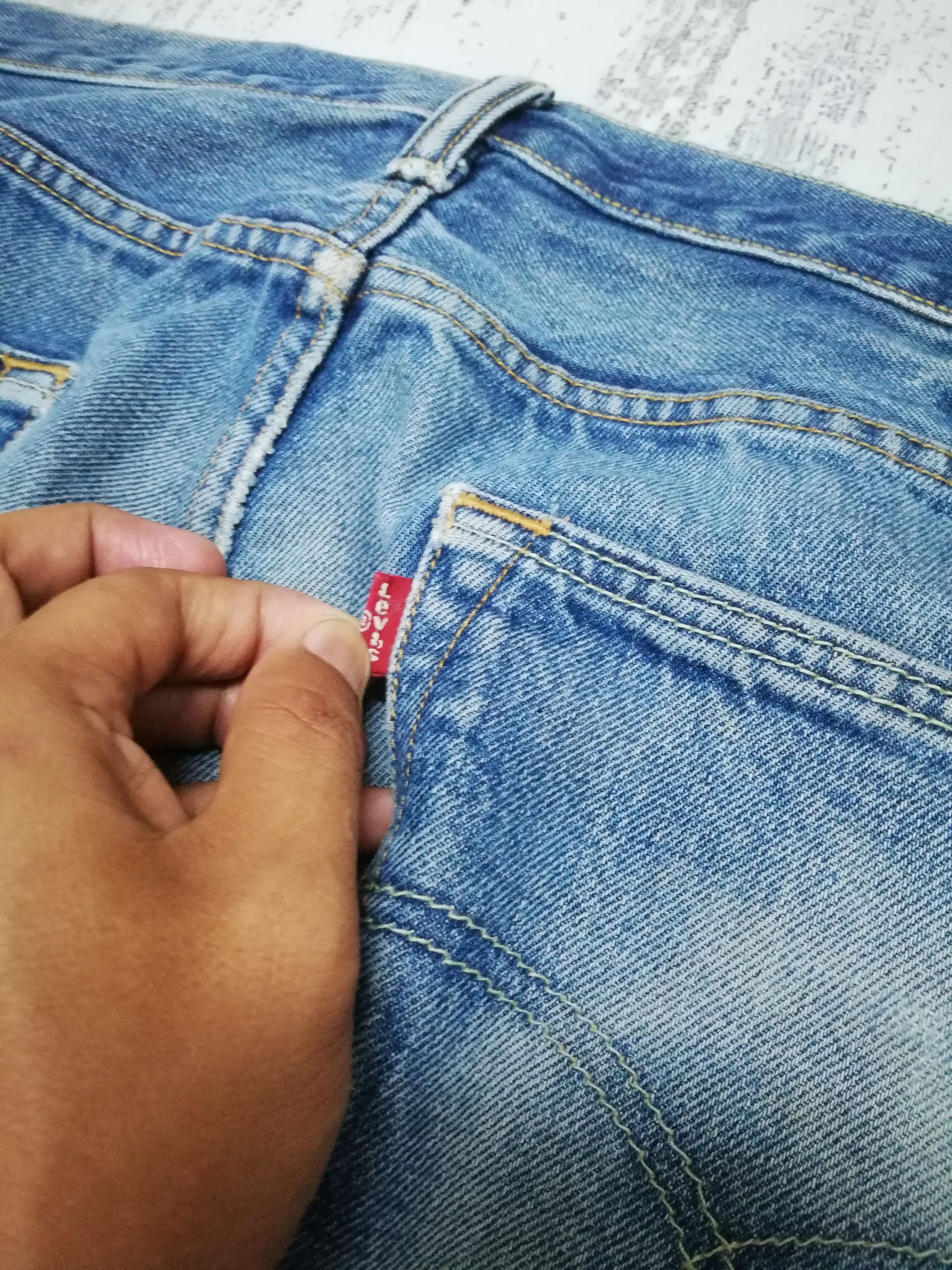 Levi's Vintage Levis 501 Rusty Distressed Denim Jeans 37x30 Size US 37 - 6 Thumbnail