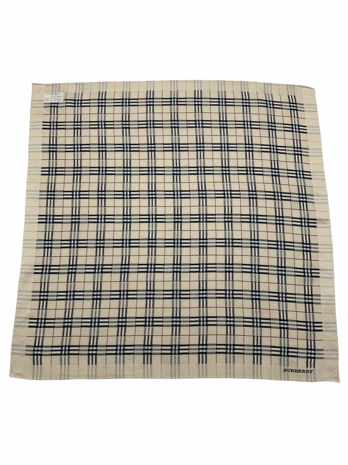 Burberry Burberry Bandana Handkerchief Headband Turban Pocket Square Size ONE SIZE - 3 Thumbnail