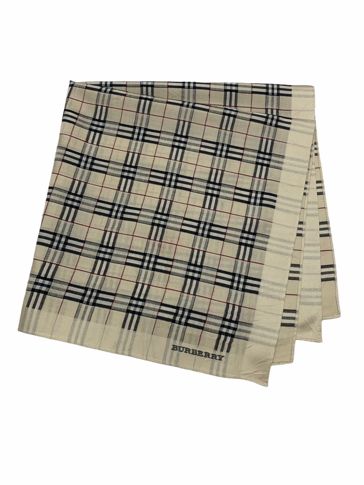 Burberry Burberry Bandana Handkerchief Headband Turban Pocket Square Size ONE SIZE - 1 Thumbnail