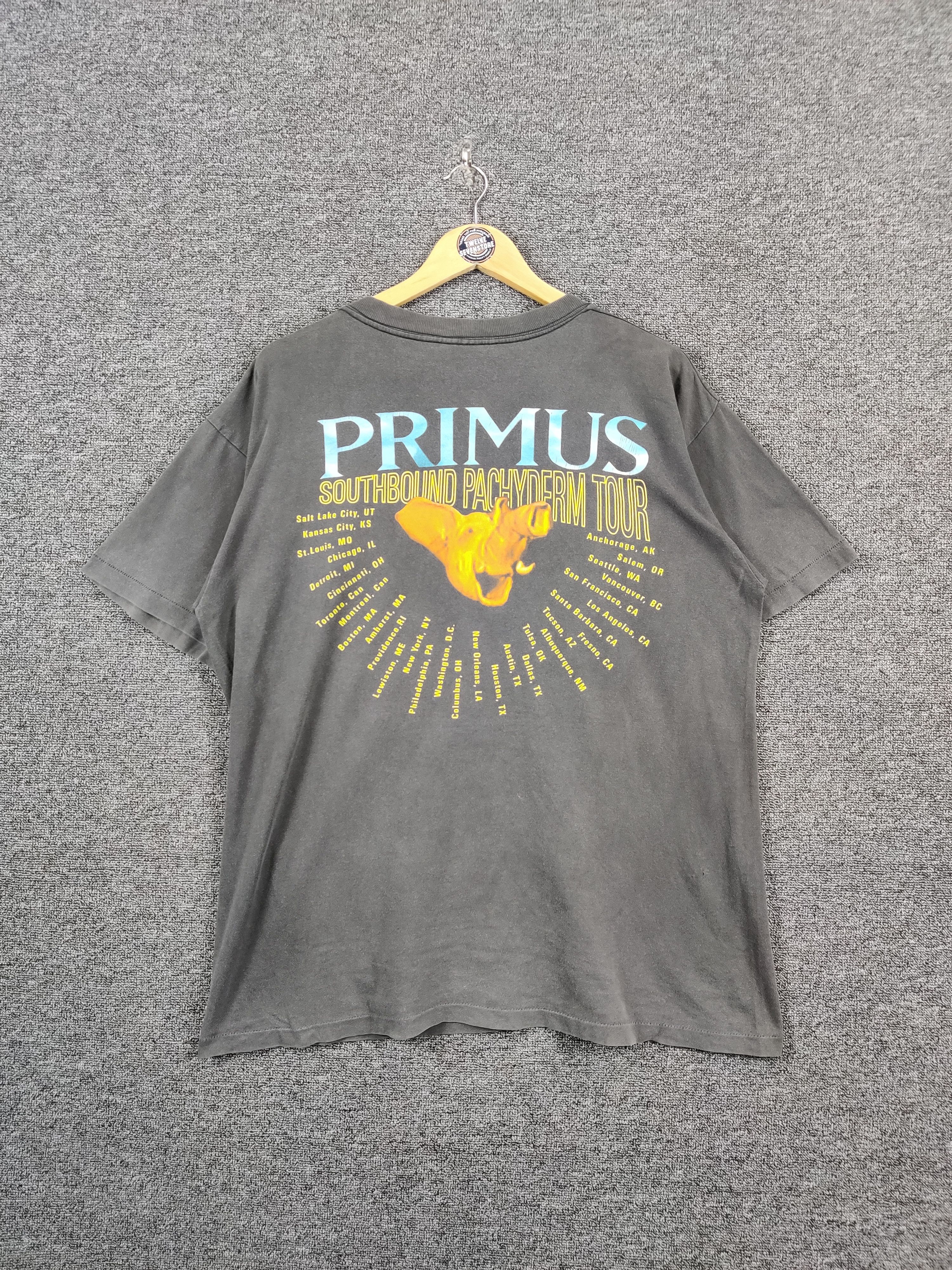 Band Tees Vintage 90s Primus Southbond Pachyderm Tee Tshirt Size US L / EU 52-54 / 3 - 5 Thumbnail