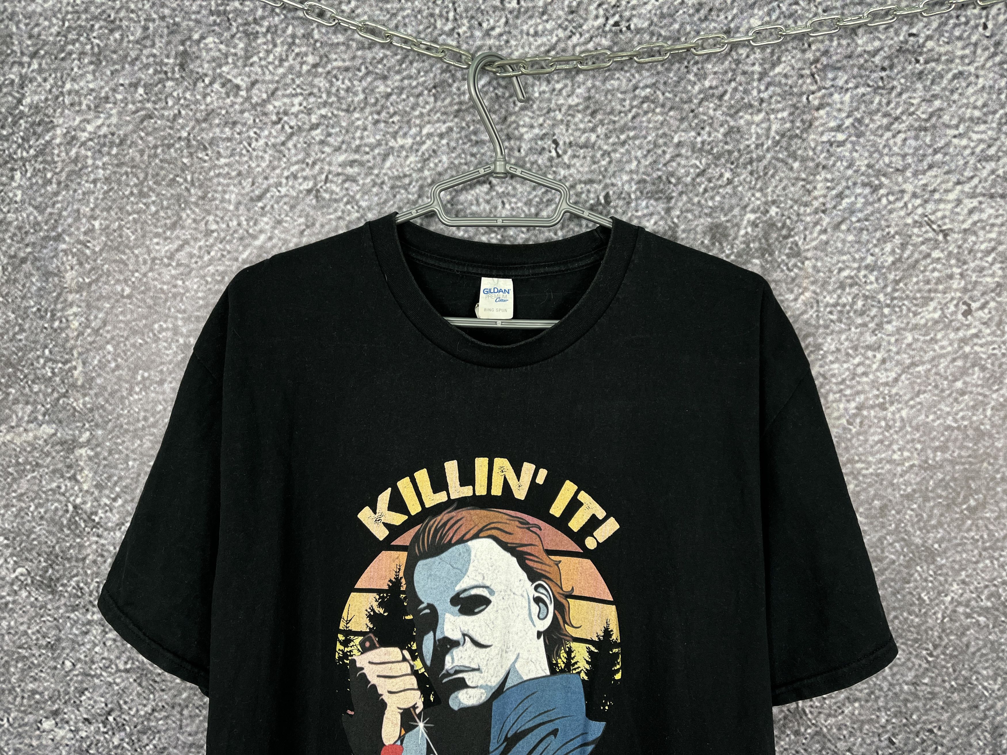 Expert Horror Halloween Michael Myers T-Shirt Horror Movie Killin It XL Size US XL / EU 56 / 4 - 2 Thumbnail