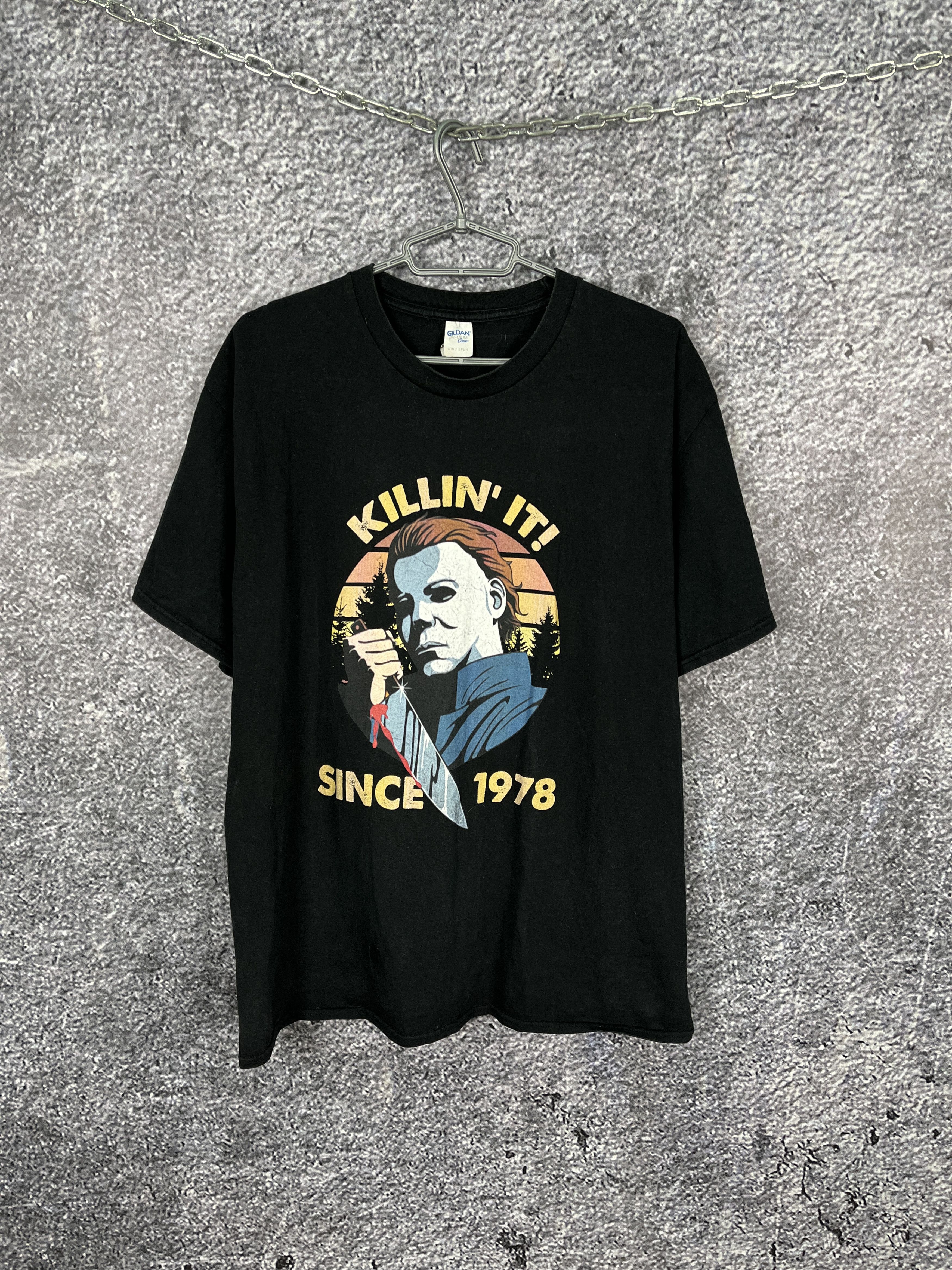 Expert Horror Halloween Michael Myers T-Shirt Horror Movie Killin It XL Size US XL / EU 56 / 4 - 1 Thumbnail