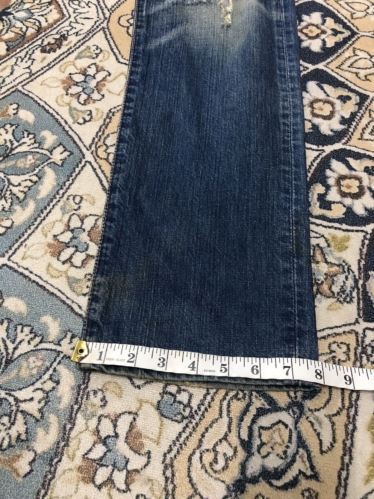 Levi's 🧟‍♂️Vintage Levis Distressed Denim Like Kapital Size US 30 / EU 46 - 22 Thumbnail