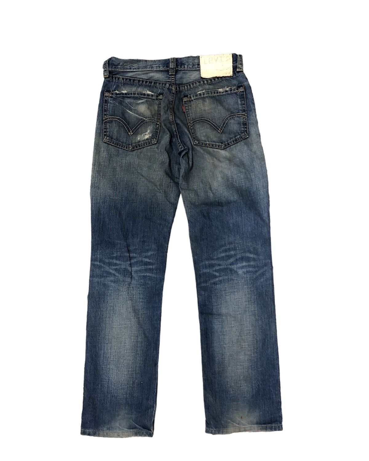Levi's 🧟‍♂️Vintage Levis Distressed Denim Like Kapital Size US 30 / EU 46 - 2 Thumbnail
