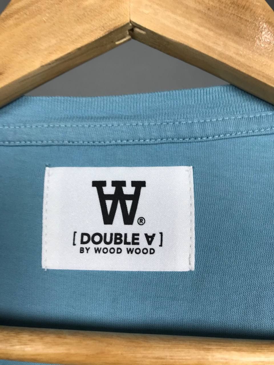 Wood Wood Wood Wood double A luxury streetwear center logo tee Size US M / EU 48-50 / 2 - 4 Thumbnail