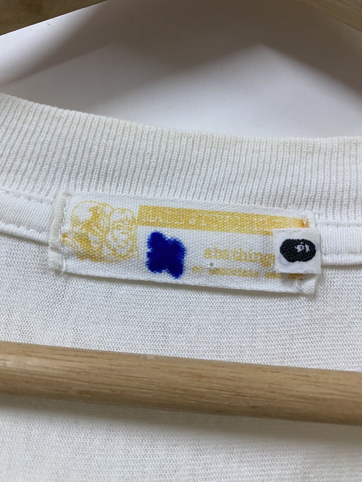 Bape × Nigo Vtg🔥Bathing Ape“CONQUISTA”:2001 A.S.N.K.A Raglan Tee Size US L / EU 52-54 / 3 - 12 Thumbnail