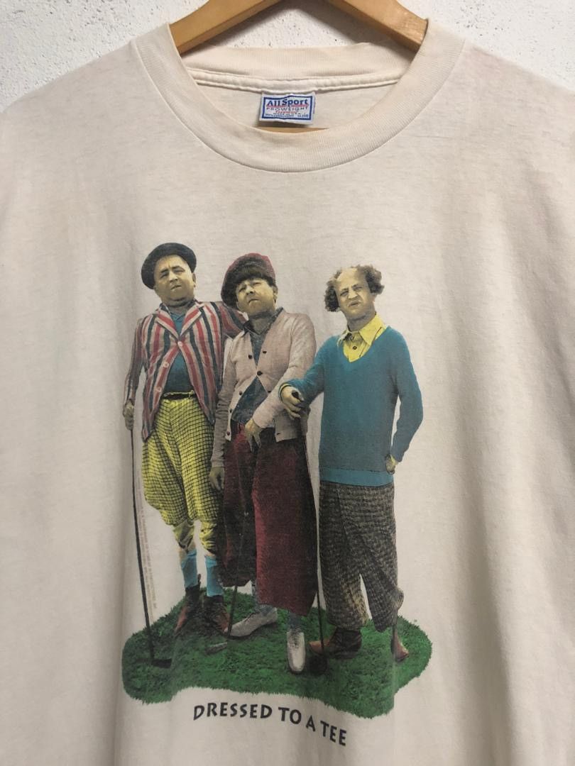 Vintage Vtg Movie Tee The Three Stooges Oversize Size US XL / EU 56 / 4 - 7 Thumbnail
