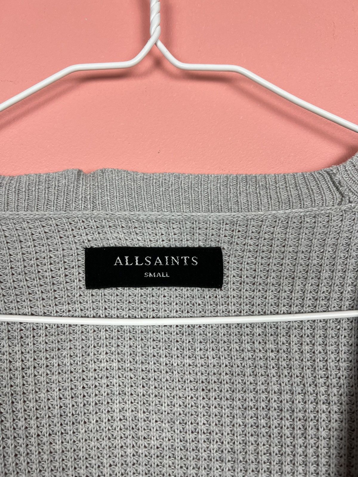 Allsaints Allsaints cardigan knitwear knit logo old money Americana Size US S / EU 44-46 / 1 - 3 Thumbnail