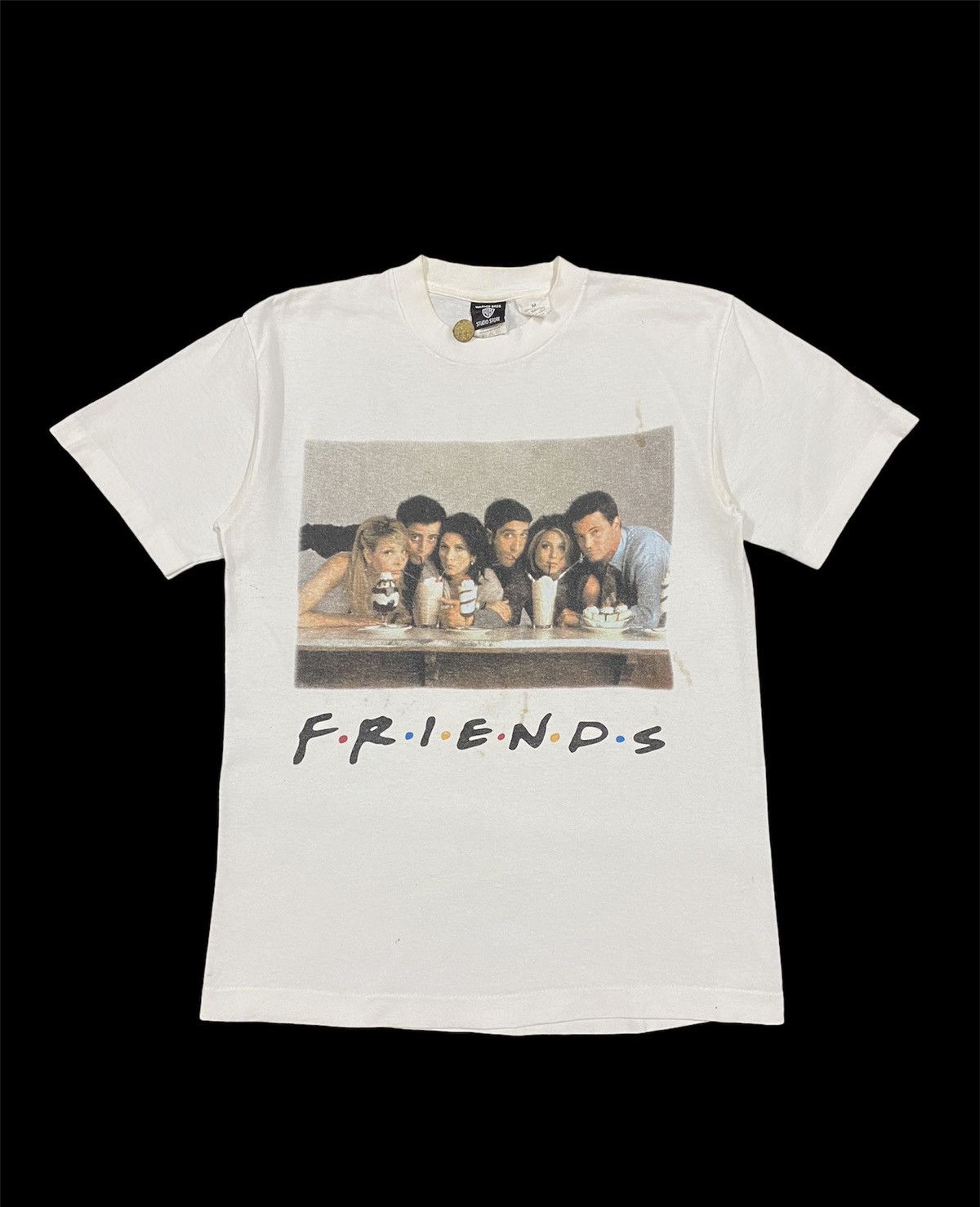 Vintage × Warner Bros Vtg🔥1995 Warnes Bros Friends Promo Movie Tv Series Tee Size US M / EU 48-50 / 2 - 1 Thumbnail
